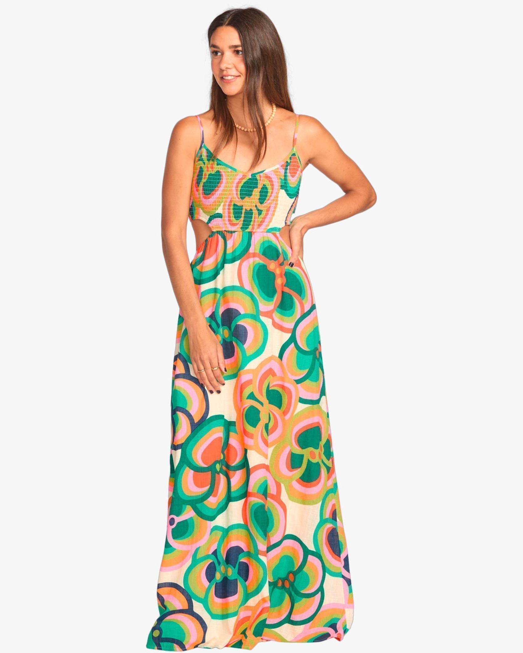 Vestiti lunghi Mami Wata 24B132526 donna multicolore Billabong Vestiti lunghi Mami Wata 24B132526 donna multicolore MULTI