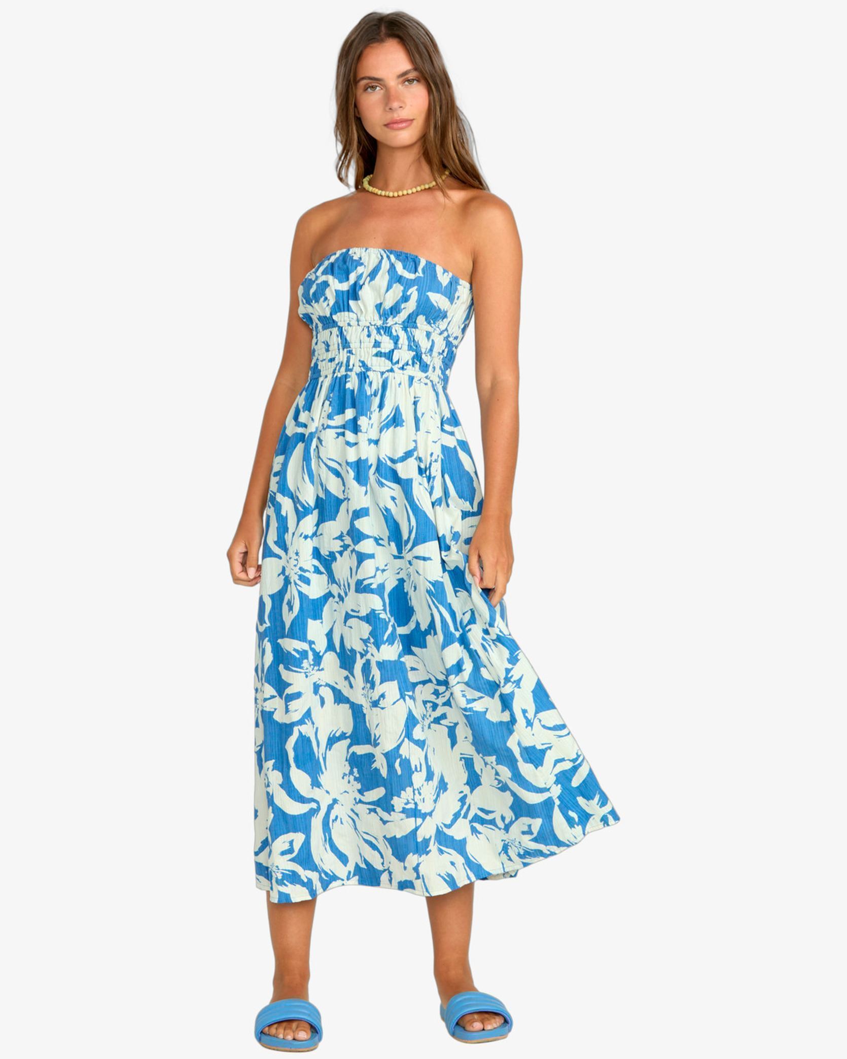 Robes In The Sky Midi femme bleu Billabong Robes In The Sky Midi femme bleu TRUE BLUE