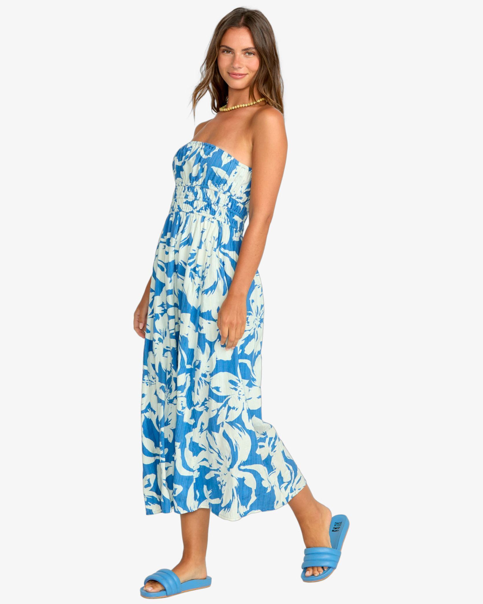 Robes In The Sky Midi femme bleu Billabong Robes In The Sky Midi femme bleu TRUE BLUE