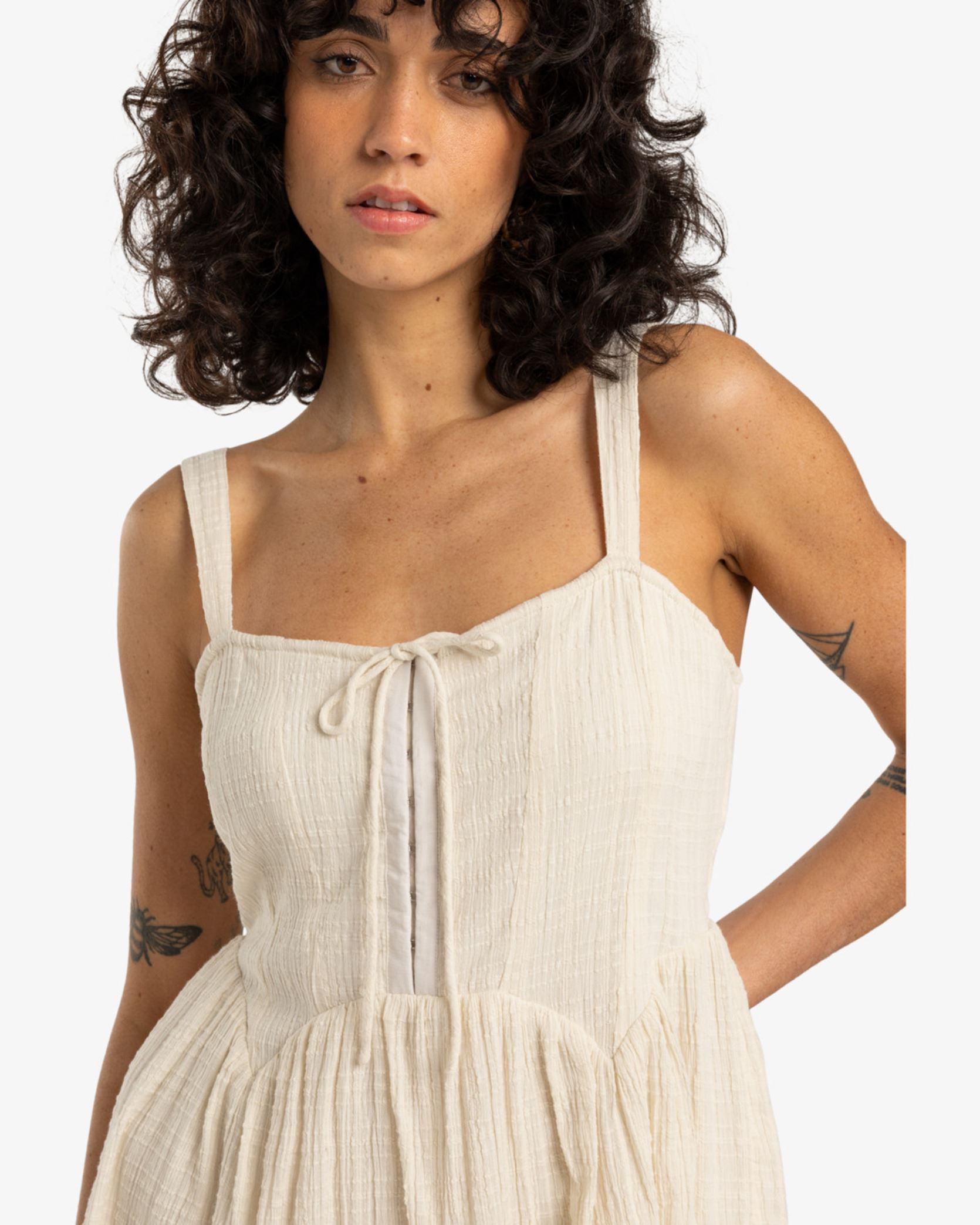 Robes Romantic Vibes femme beige Billabong Robes Romantic Vibes femme beige WHITECAP