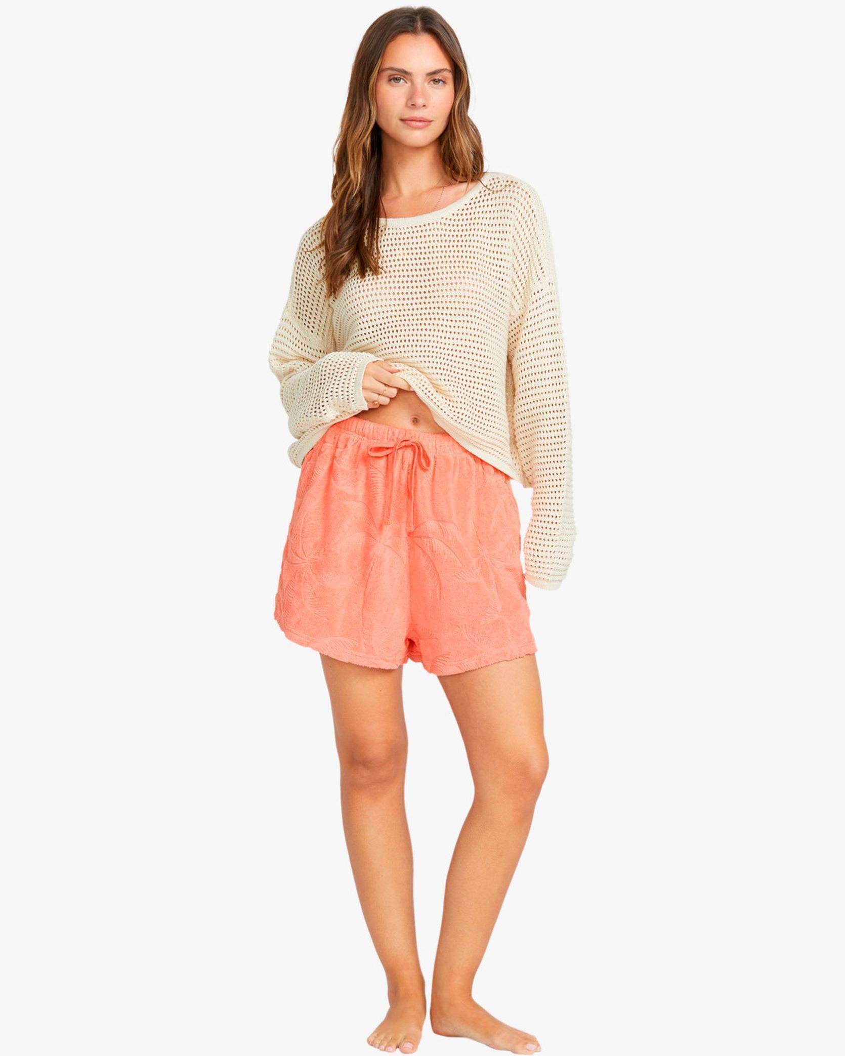 Pantaloncini Tempo Short donna arancione Billabong Pantaloncini Tempo Short donna arancione PEACH OUT