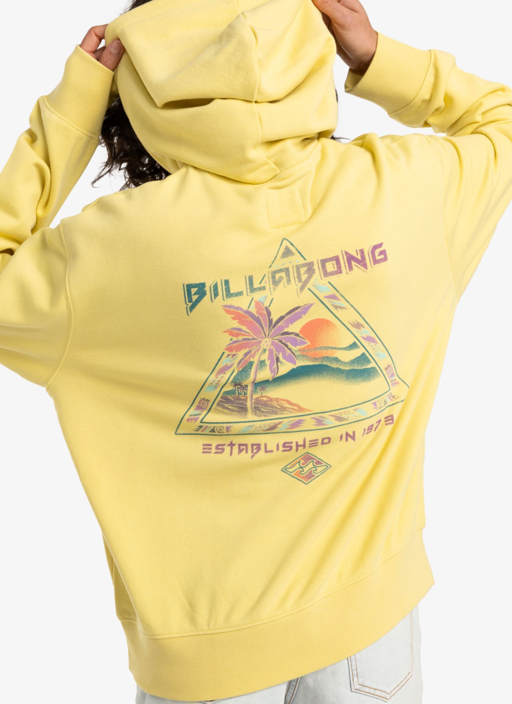 Felpe con cappuccio Retro Dreams donna giallo Billabong Felpe con cappuccio Retro Dreams donna giallo SUNSPELL