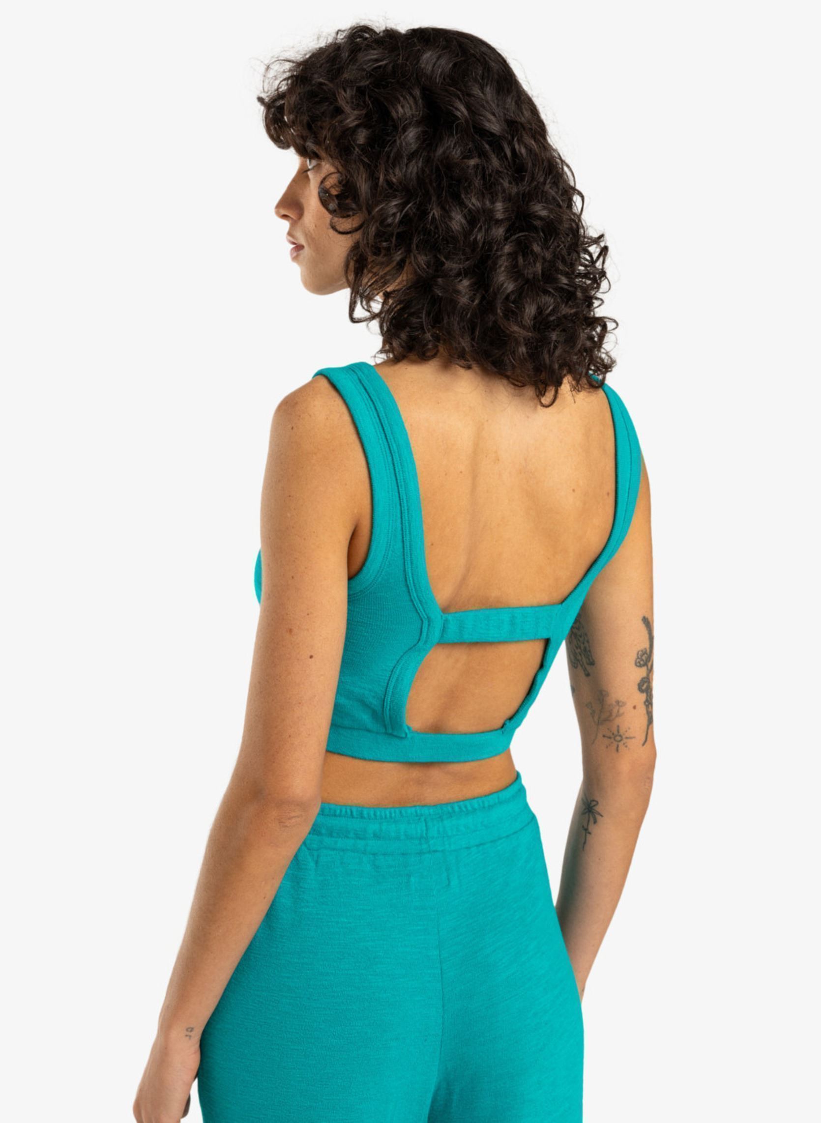 Débardeurs Sporty Tank femme bleu Billabong Débardeurs Sporty Tank femme bleu BLUE LAGOON