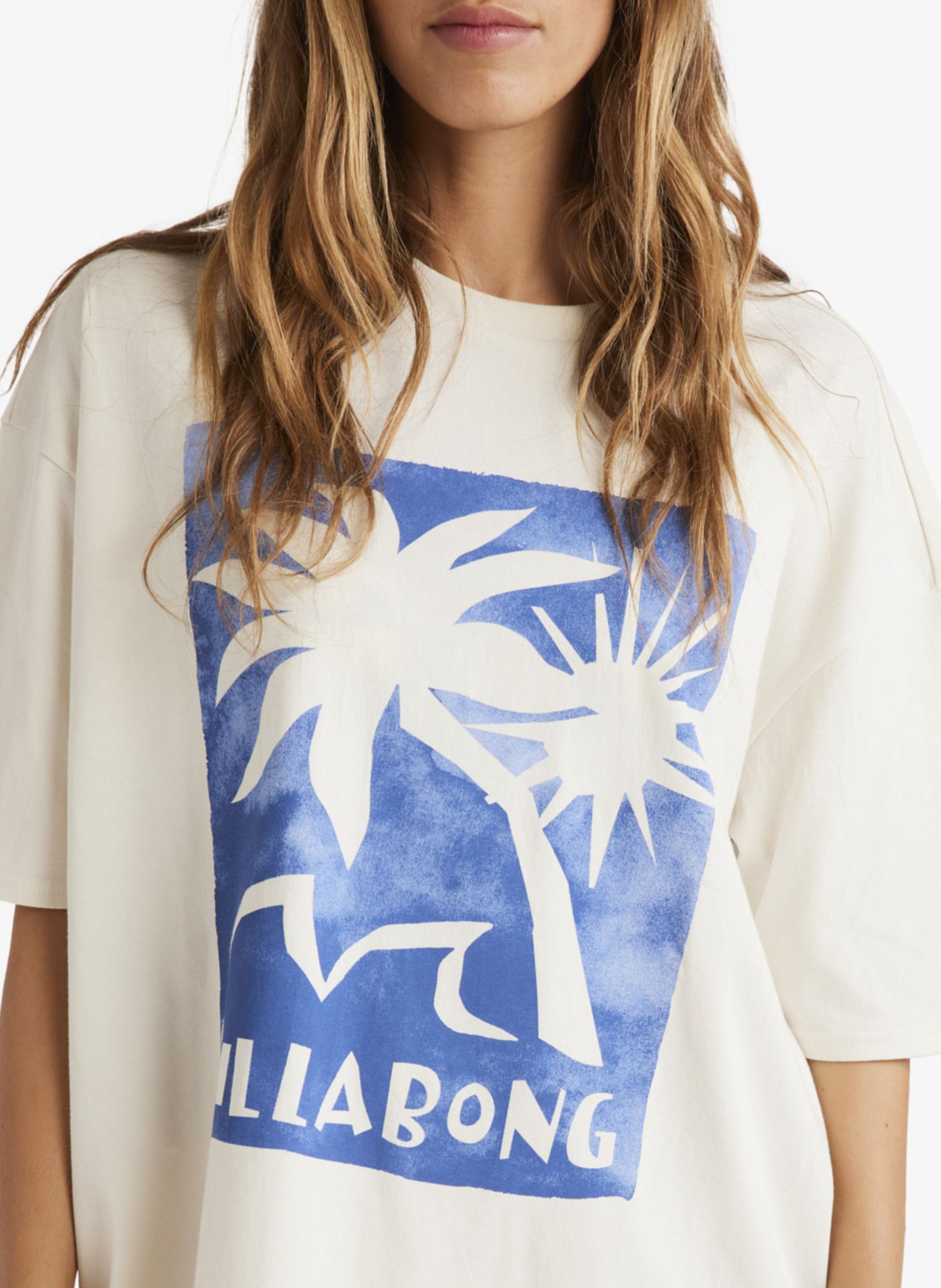 T-shirts met korte mouwen True Tides Tee dames wit Billabong T-shirts met korte mouwen True Tides Tee dames wit SALT CRYSTAL