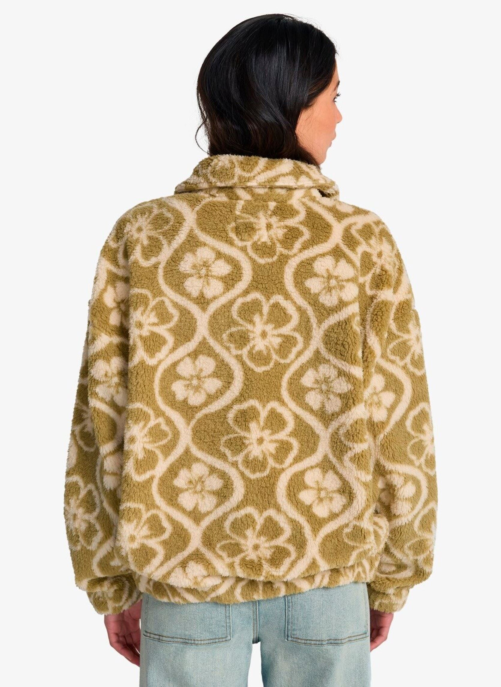 Pulls polaire First Light femme vert Billabong Pulls polaire First Light femme vert CACTUS GREEN