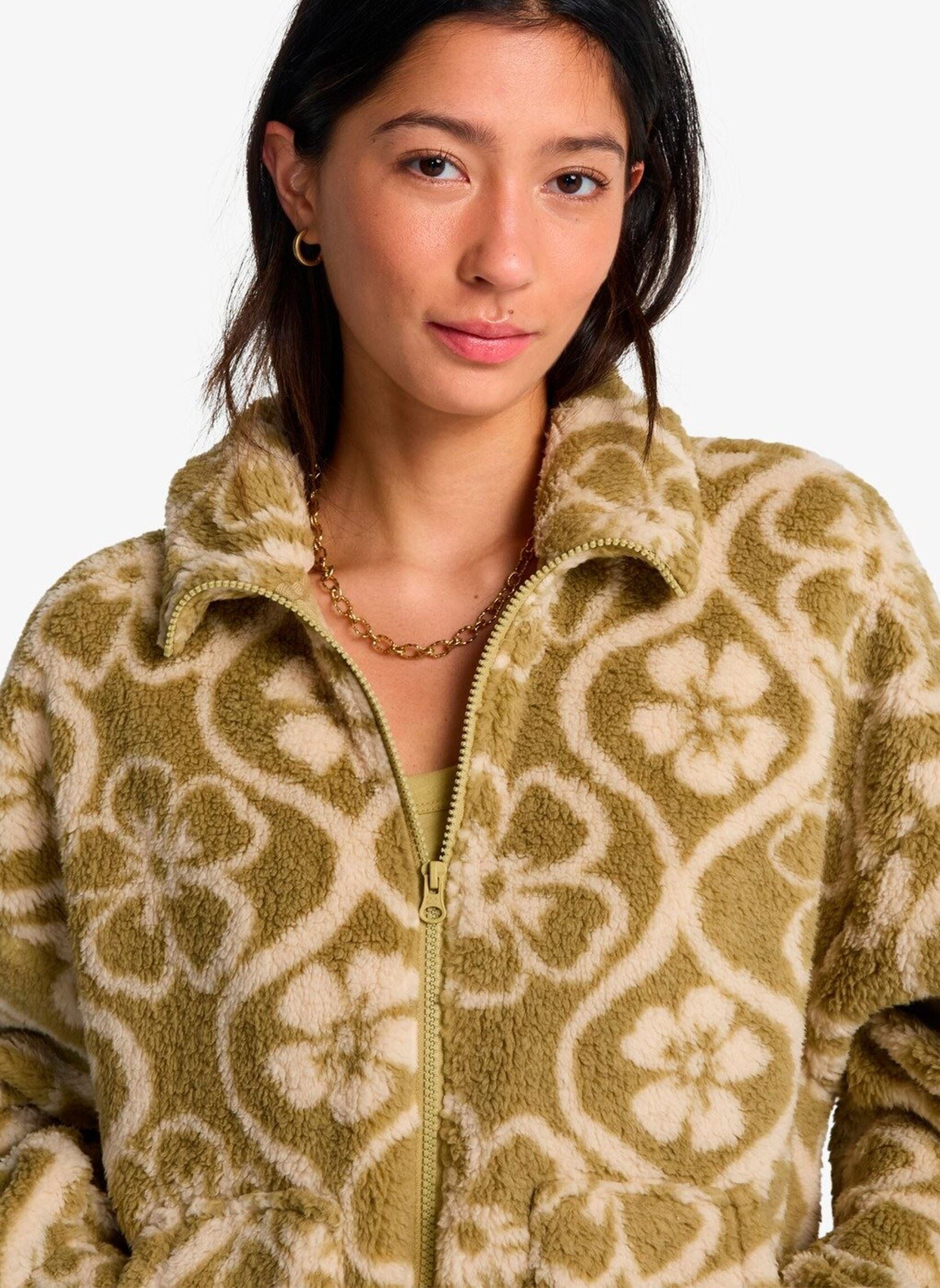 Pulls polaire First Light femme vert Billabong Pulls polaire First Light femme vert CACTUS GREEN