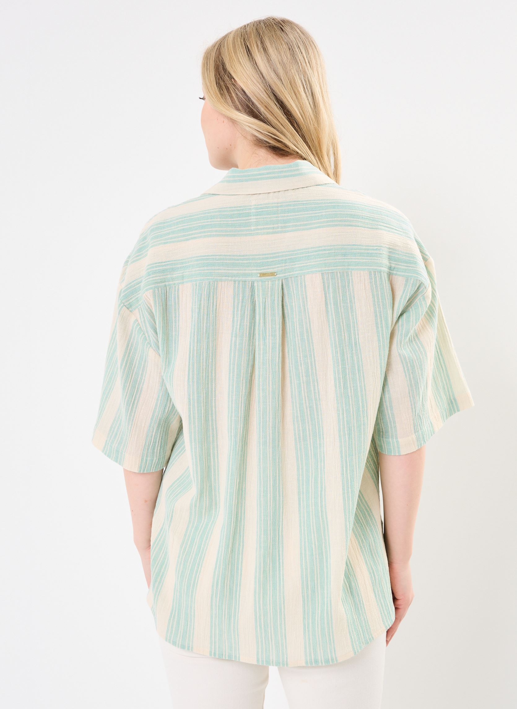 Camicie a maniche corte Beach Side Ss W donna verde Billabong Camicie a maniche corte Beach Side Ss W donna verde ISLAND GREEN