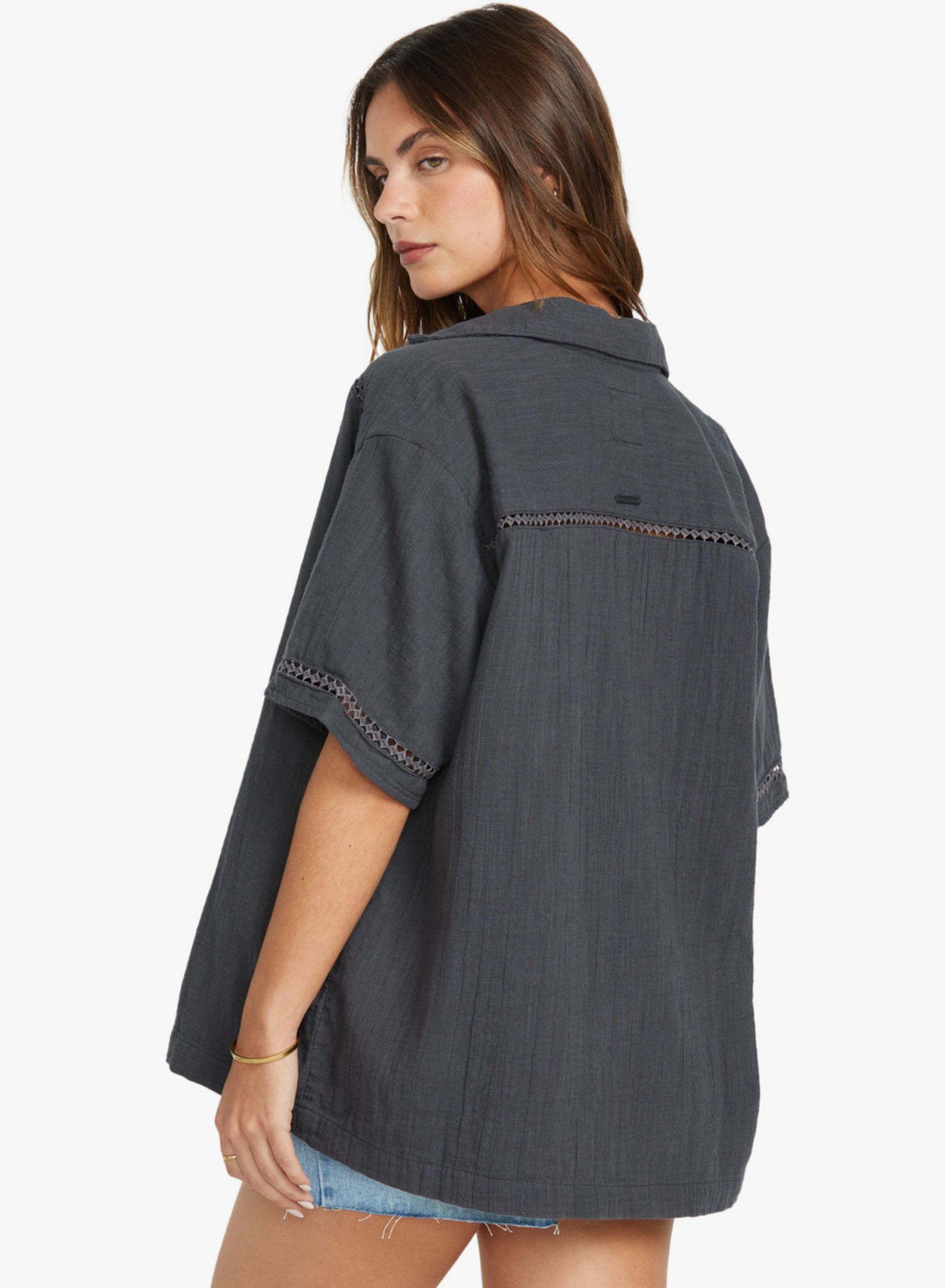 Camicie a maniche corte Summers End Ss donna nero Billabong Camicie a maniche corte Summers End Ss donna nero BLACK SANDS