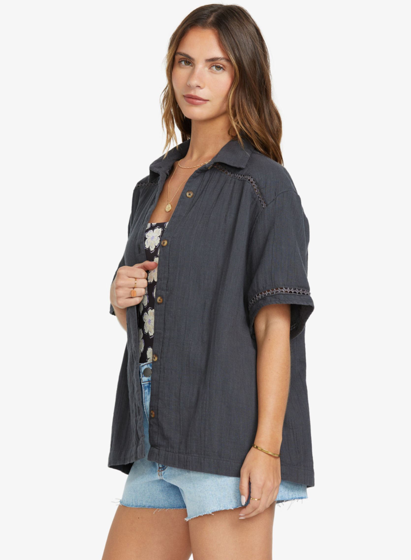 Camicie a maniche corte Summers End Ss donna nero Billabong Camicie a maniche corte Summers End Ss donna nero BLACK SANDS
