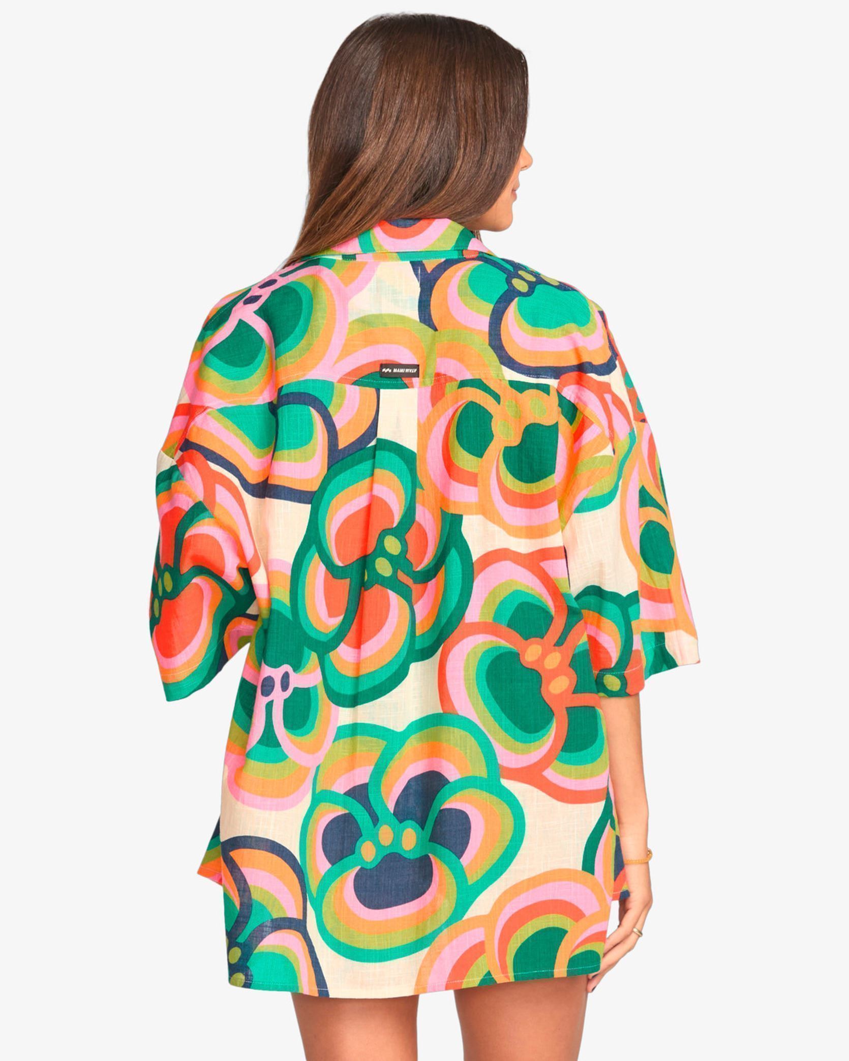 Chemises manches courtes Mami Wata 24B042510 femme multicolore Billabong Chemises manches courtes Mami Wata 24B042510 femme multicolore MULTI