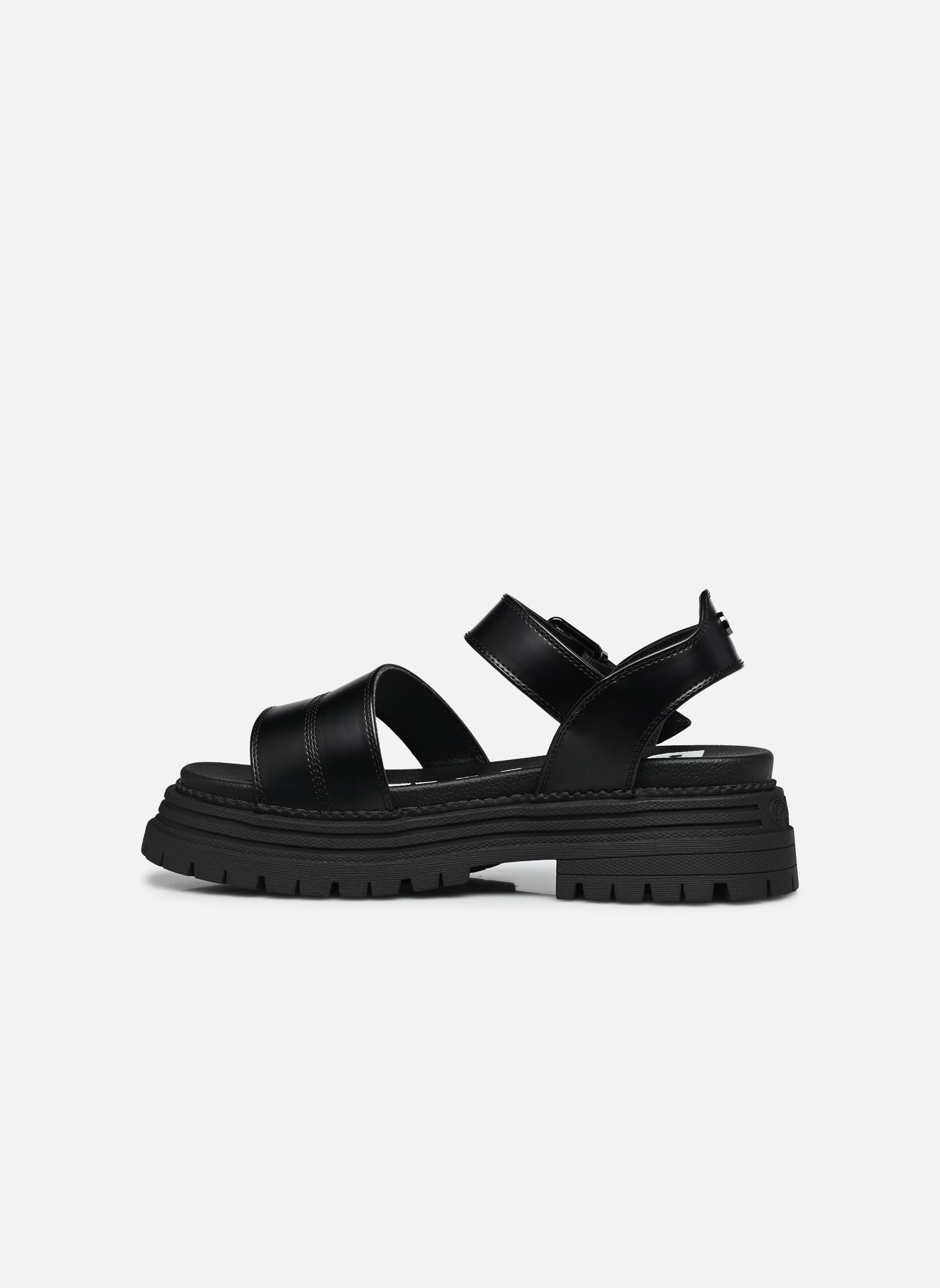 Sandales plates Lennox Ts Sandal femme noir Buffalo Sandales plates Lennox Ts Sandal femme noir Black