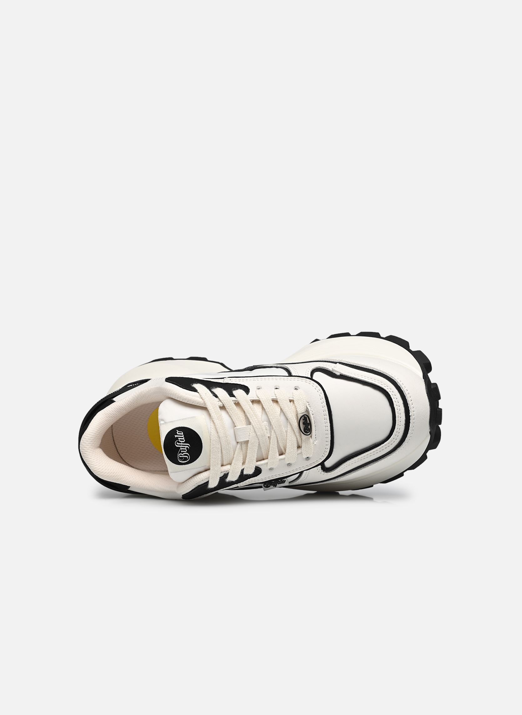 Sneakers Manhatten One dames wit Buffalo Sneakers Manhatten One dames wit White/black