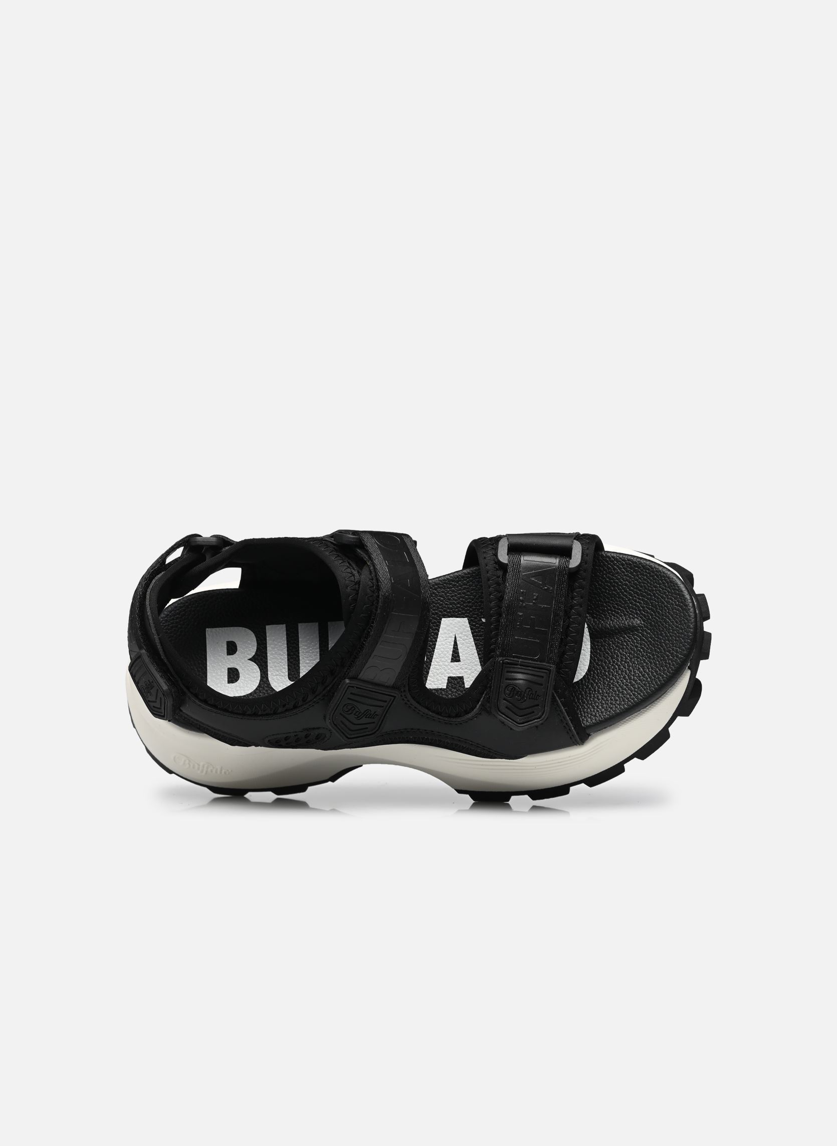 Keil- und Plateausandalen Manhatten Snd damen schwarz Buffalo Keil- und Plateausandalen Manhatten Snd damen schwarz Black/white
