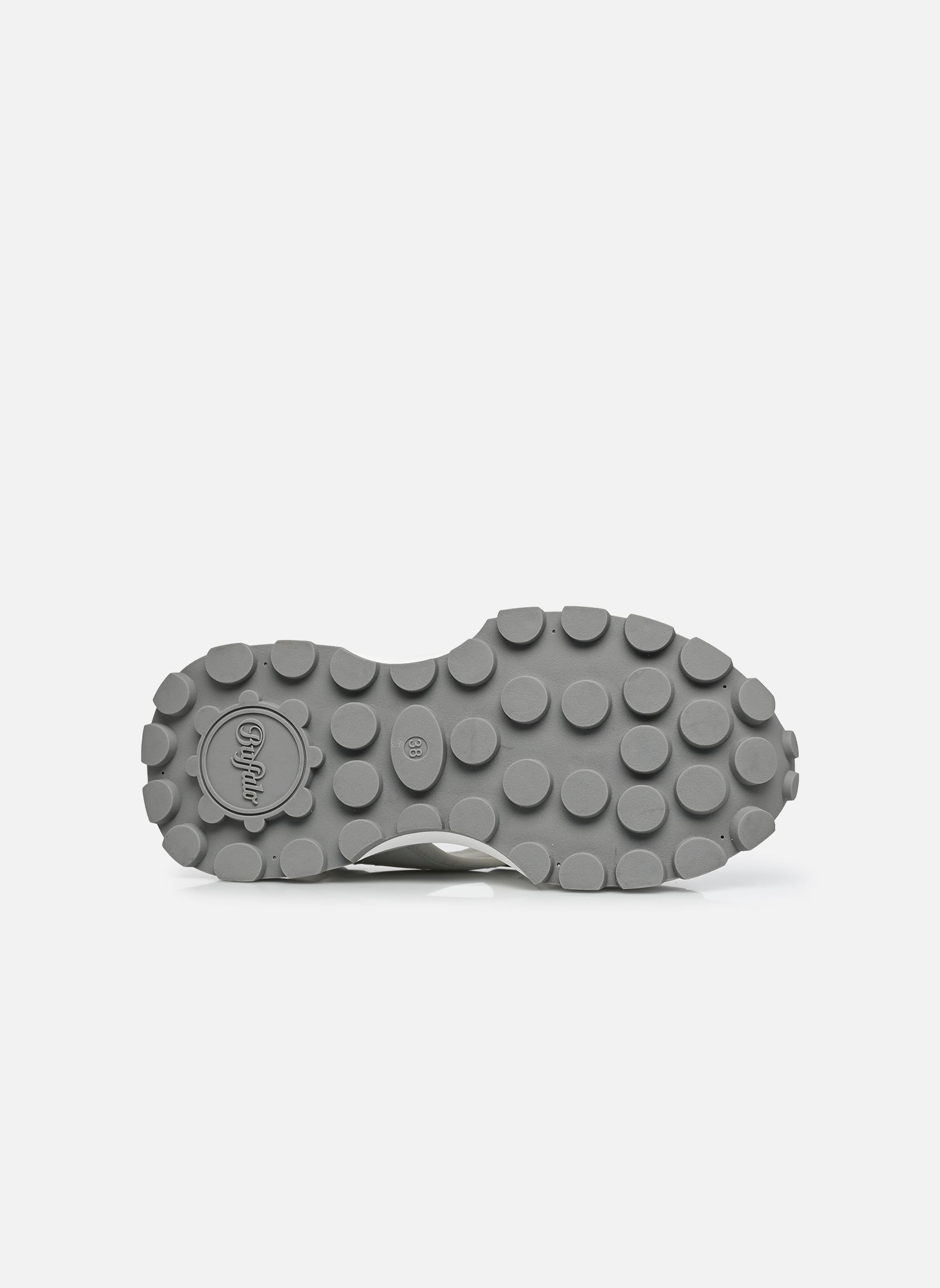 Sandalen met sleehak en plateau Manhatten Snd dames wit Buffalo Sandalen met sleehak en plateau Manhatten Snd dames wit White