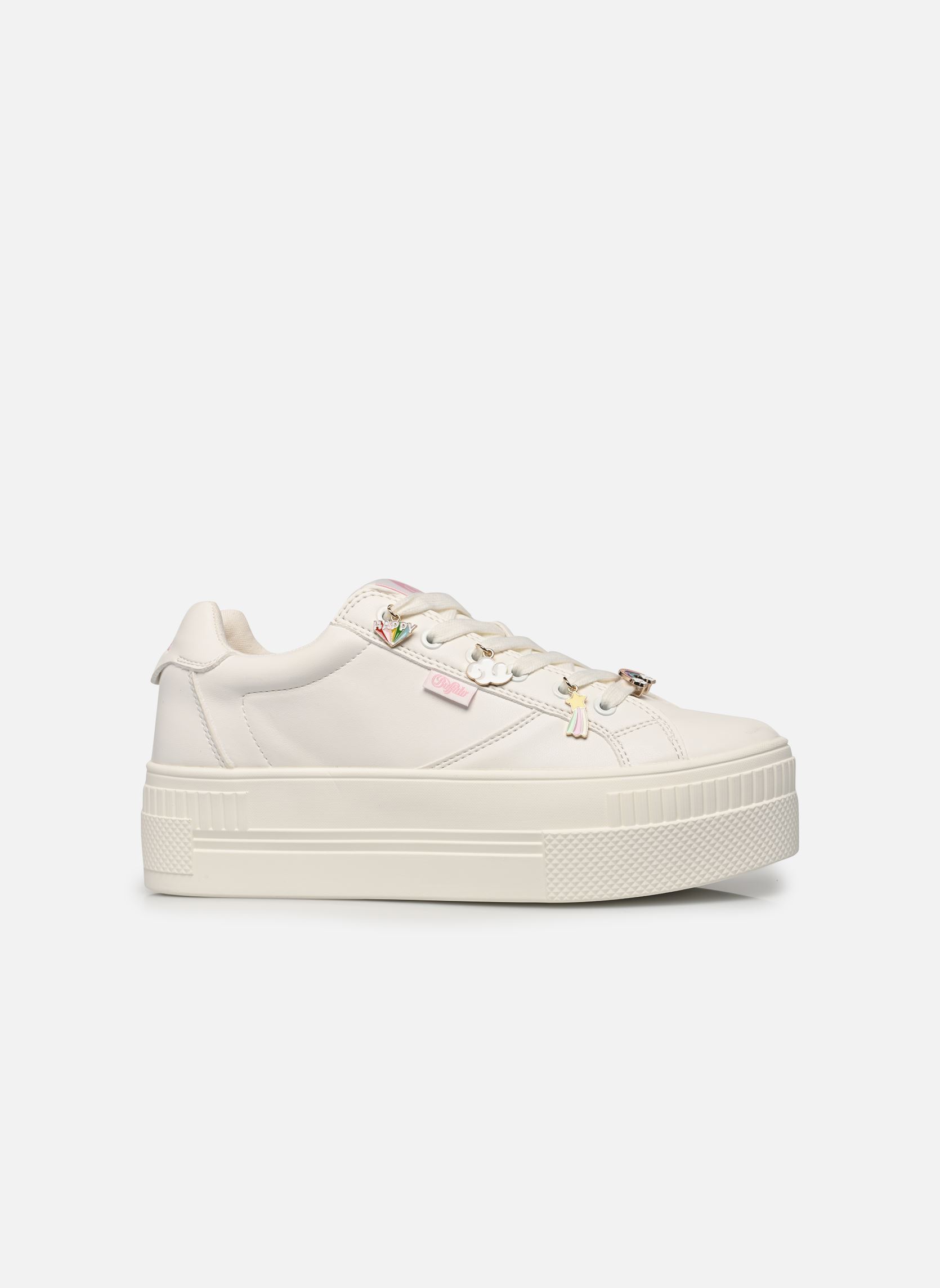 Baskets Paired Charm 2.0 femme blanc Buffalo Baskets Paired Charm 2.0 femme blanc White multi