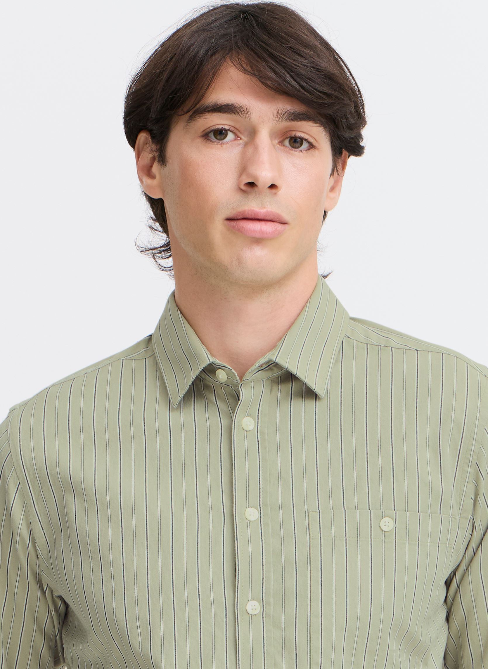 Hemden CFFREDDI LS small striped shirt herren grün Casual Friday Hemden CFFREDDI LS small striped shirt herren grün TEA