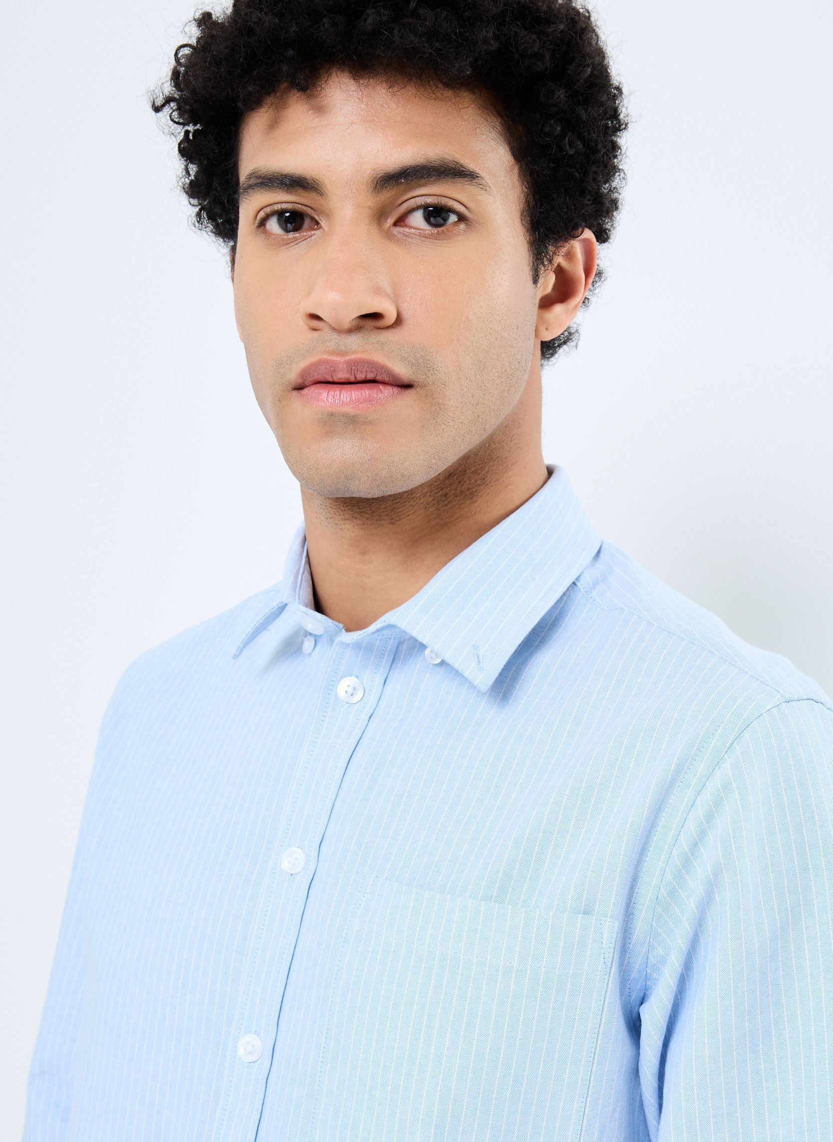 Chemises CFVINCENT LS BD wide striped shirt homme bleu Casual Friday Chemises CFVINCENT LS BD wide striped shirt homme bleu BLUE BELL