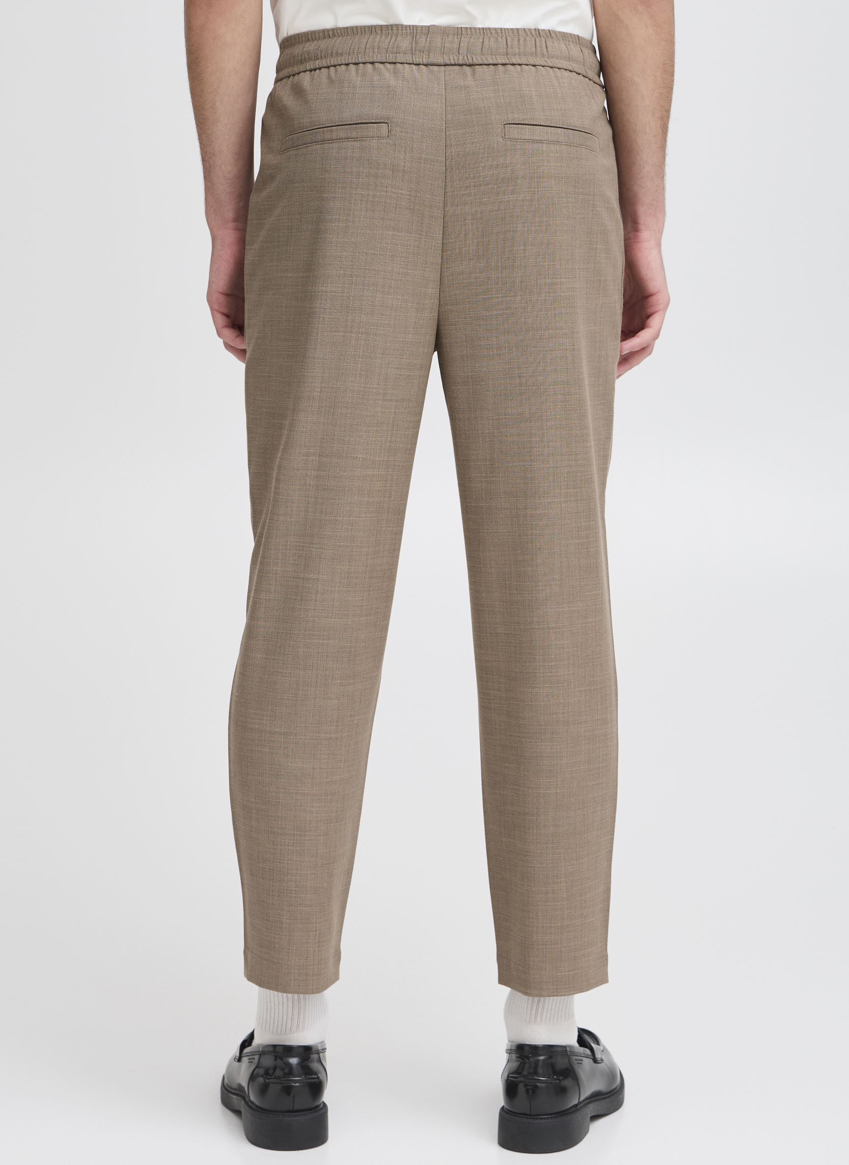 Pantalons droits CFHAAKAN 0191 relaxed pants homme marron Casual Friday Pantalons droits CFHAAKAN 0191 relaxed pants homme marron KANGAROO MELANGE