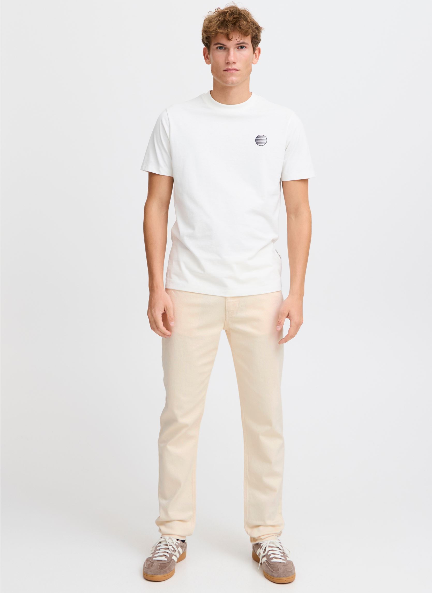 Jeans droit CFKARUP 0187 5 pocket jeans homme blanc Casual Friday Jeans droit CFKARUP 0187 5 pocket jeans homme blanc EGRET