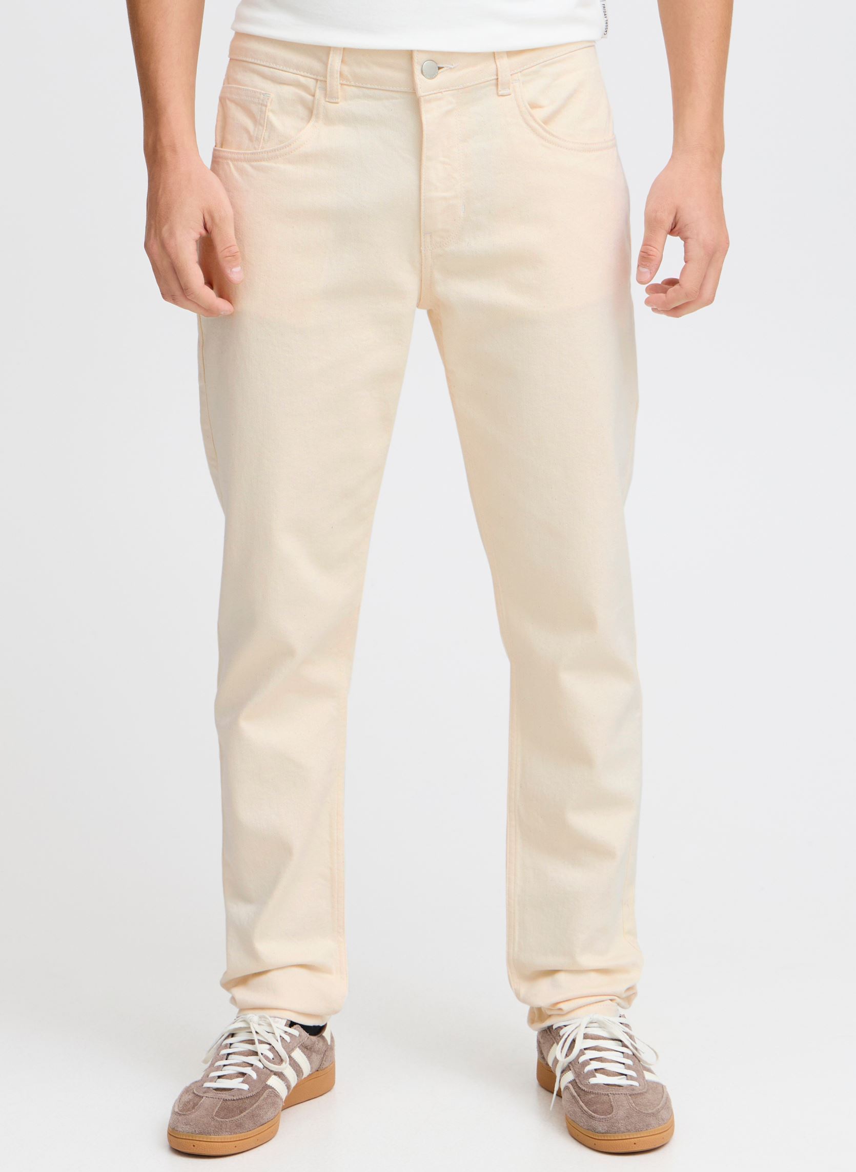 Jeans droit CFKARUP 0187 5 pocket jeans homme blanc Casual Friday Jeans droit CFKARUP 0187 5 pocket jeans homme blanc EGRET