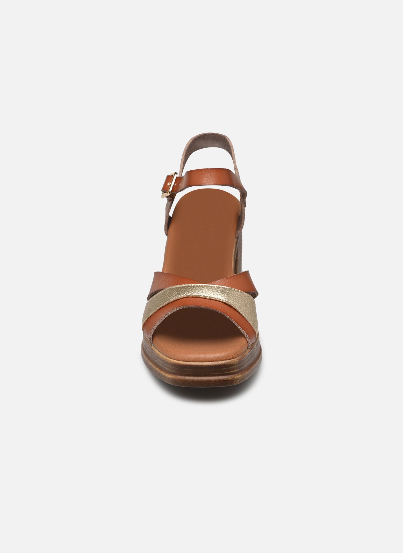 Sandalen TDF5201 dames bruin Divine Factory Sandalen TDF5201 dames bruin Camel