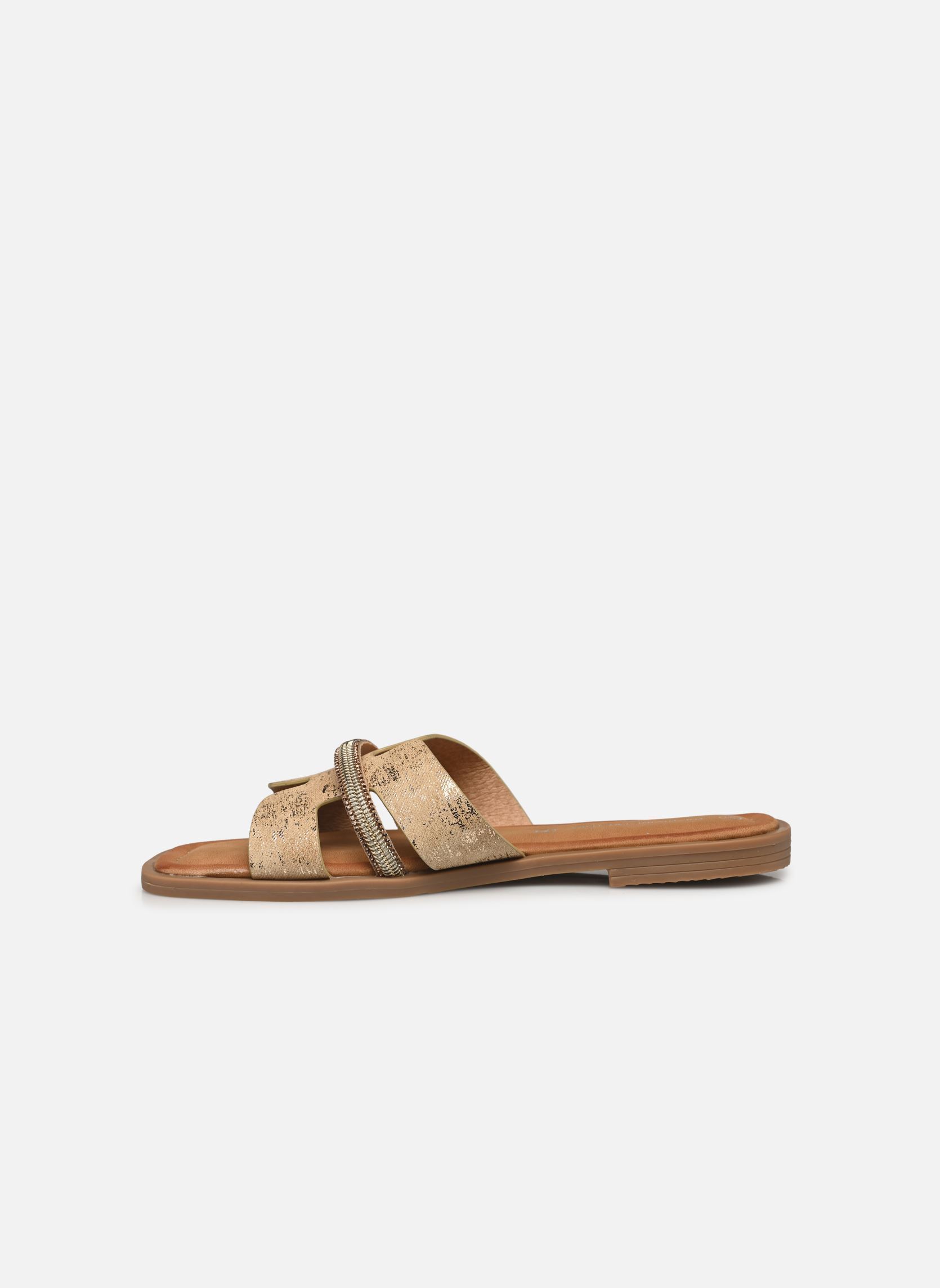 Mules et sabots TDF5214 femme or et bronze Divine Factory Mules et sabots TDF5214 femme or et bronze Or
