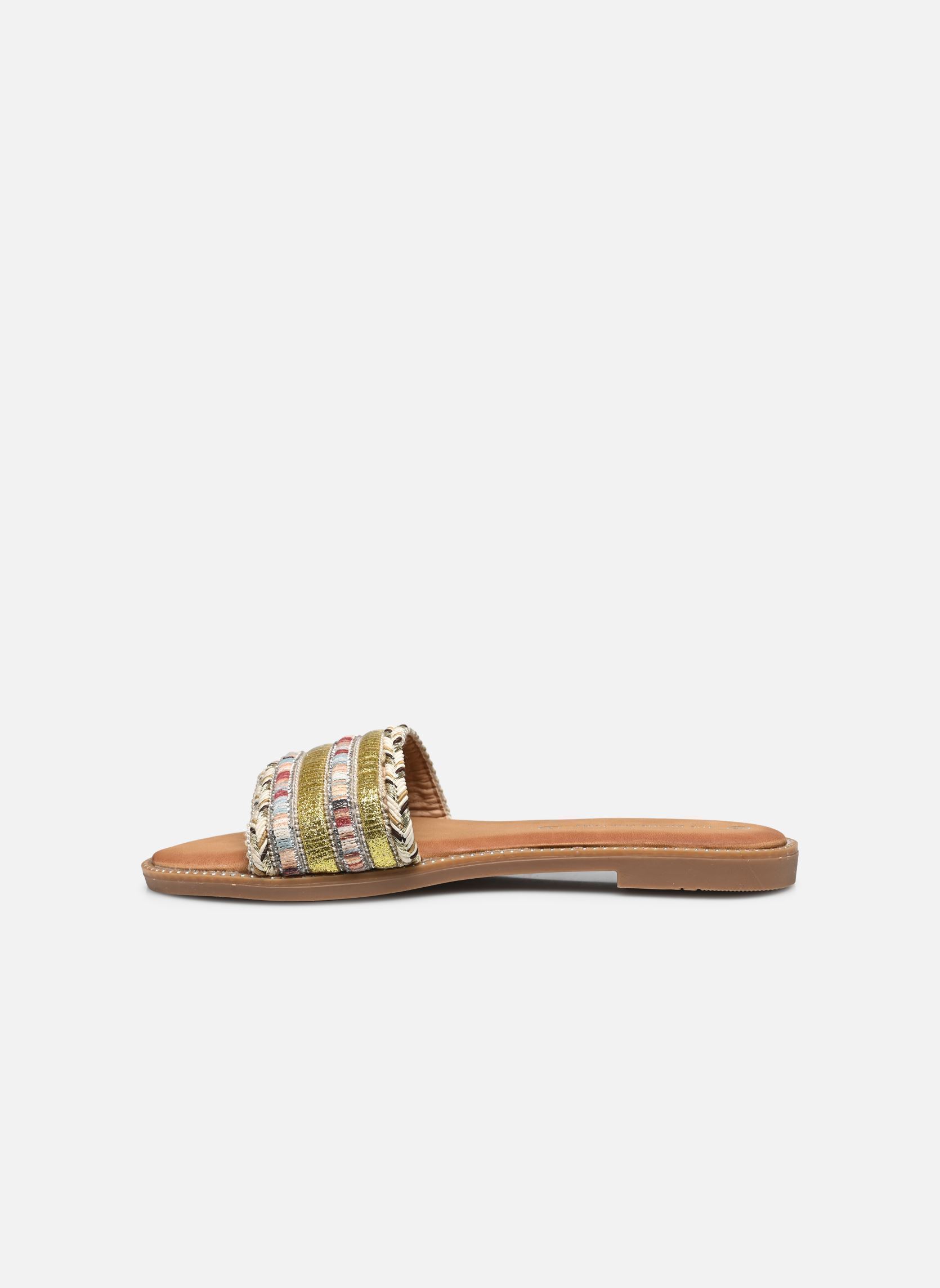 Mules et sabots TDF5219 femme or et bronze Divine Factory Mules et sabots TDF5219 femme or et bronze Or