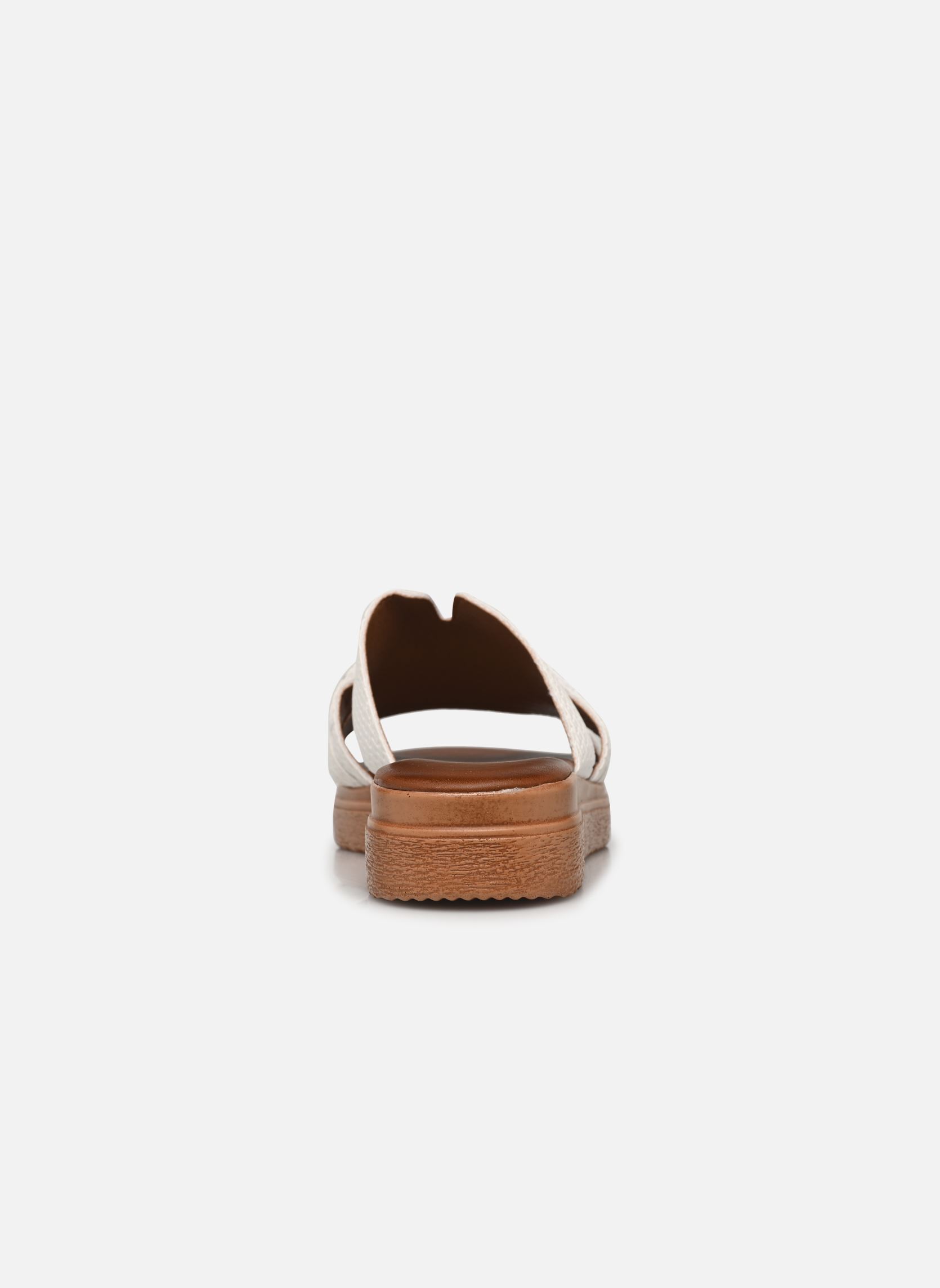 Mules et sabots TDF5223 femme blanc Divine Factory Mules et sabots TDF5223 femme blanc Blanc