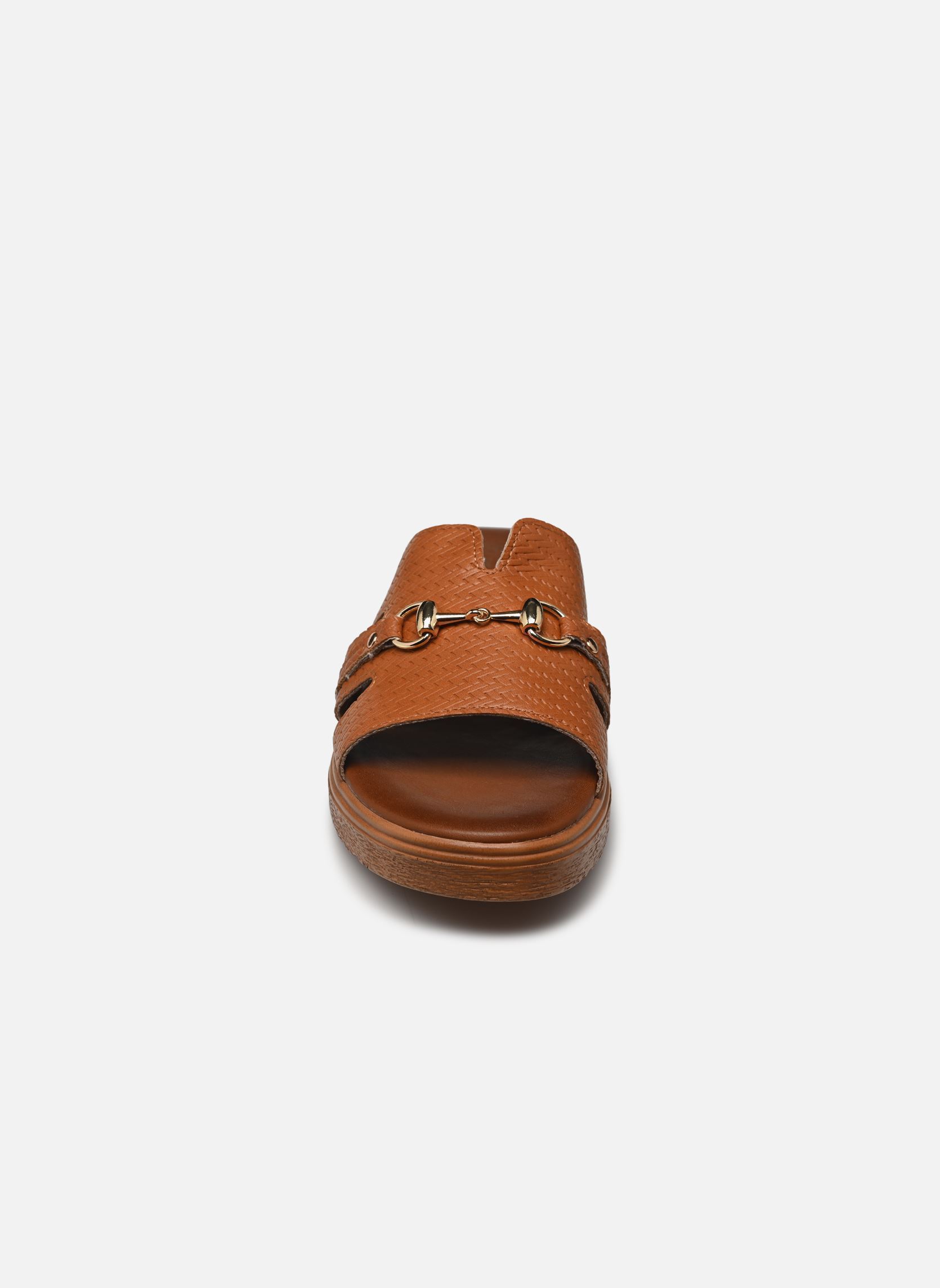 Mules et sabots TDF5223 femme marron Divine Factory Mules et sabots TDF5223 femme marron Camel