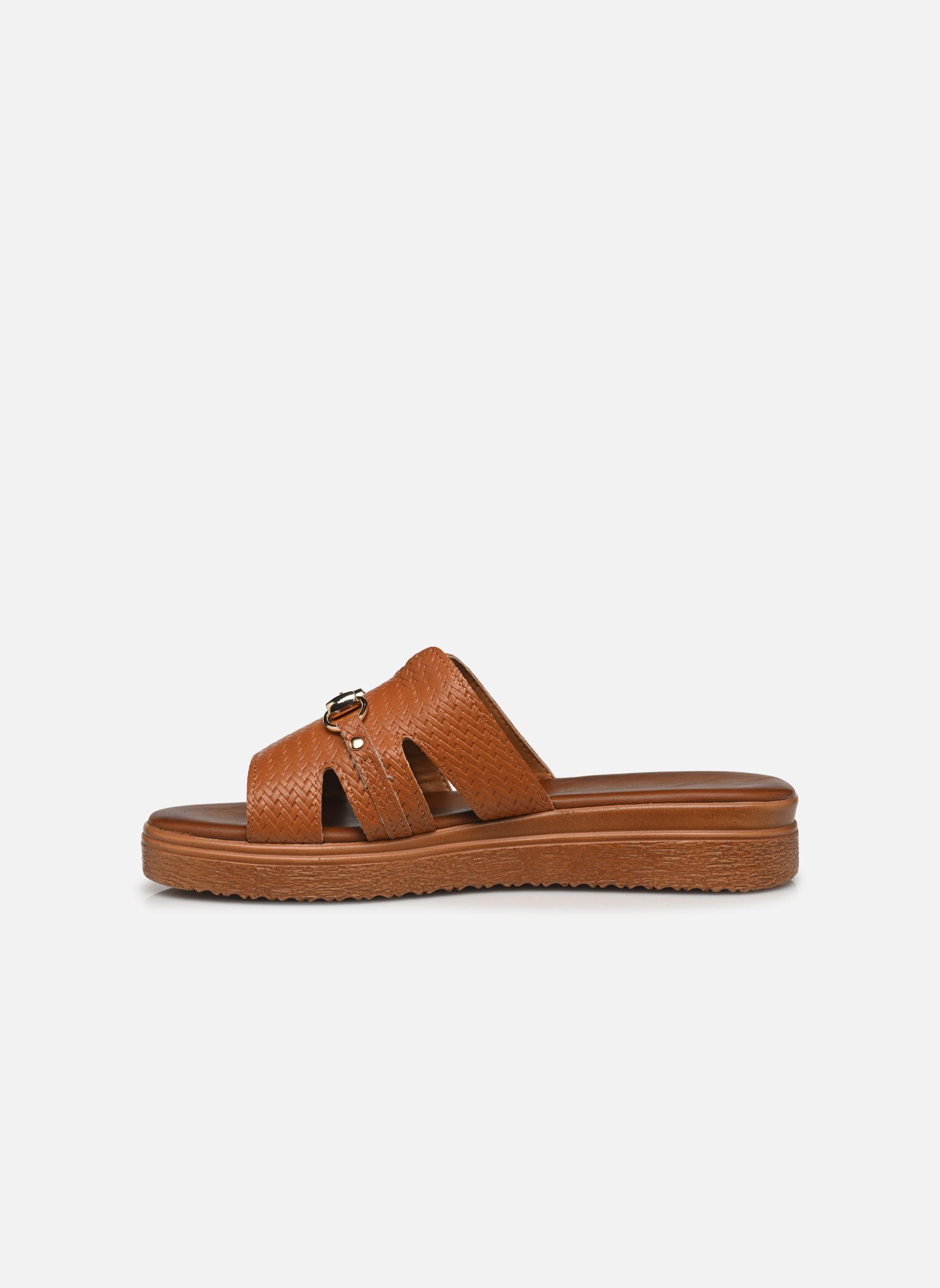 Mules et sabots TDF5223 femme marron Divine Factory Mules et sabots TDF5223 femme marron Camel