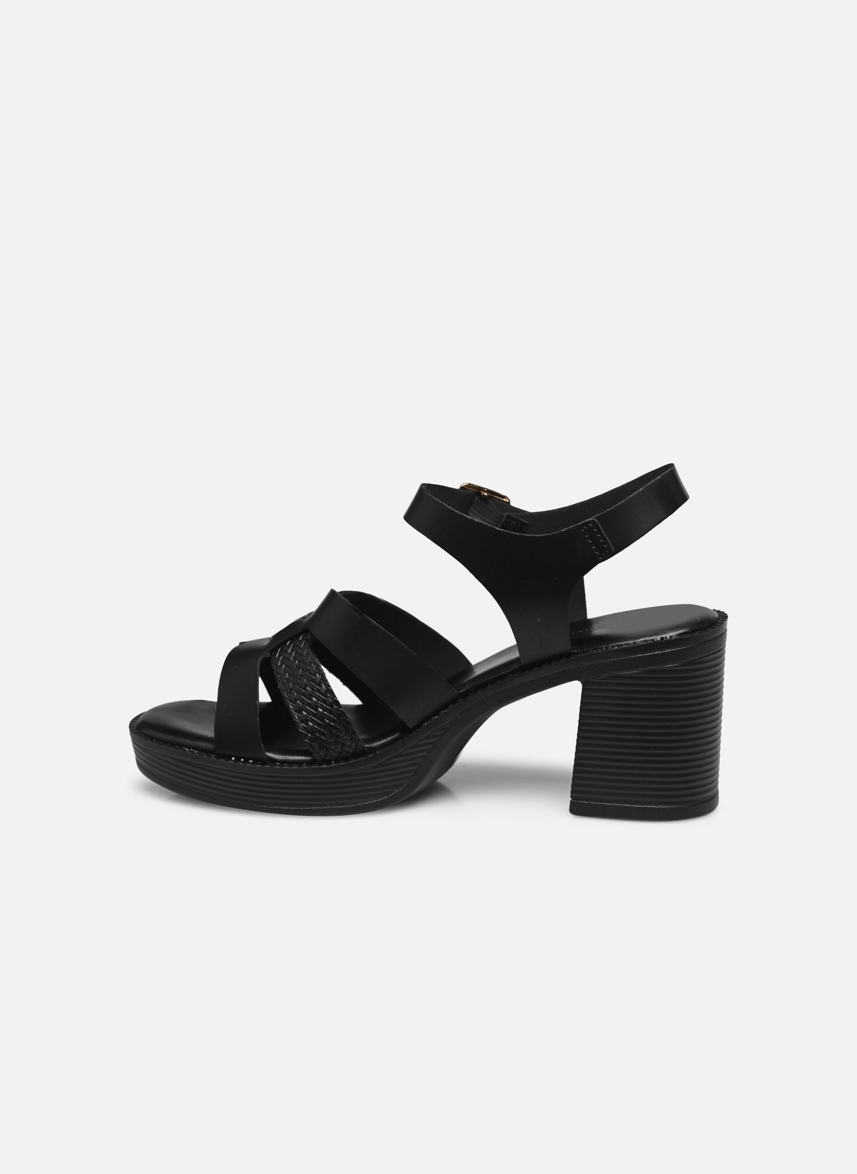 Sandalen TDF5224 damen schwarz Divine Factory Sandalen TDF5224 damen schwarz Noir