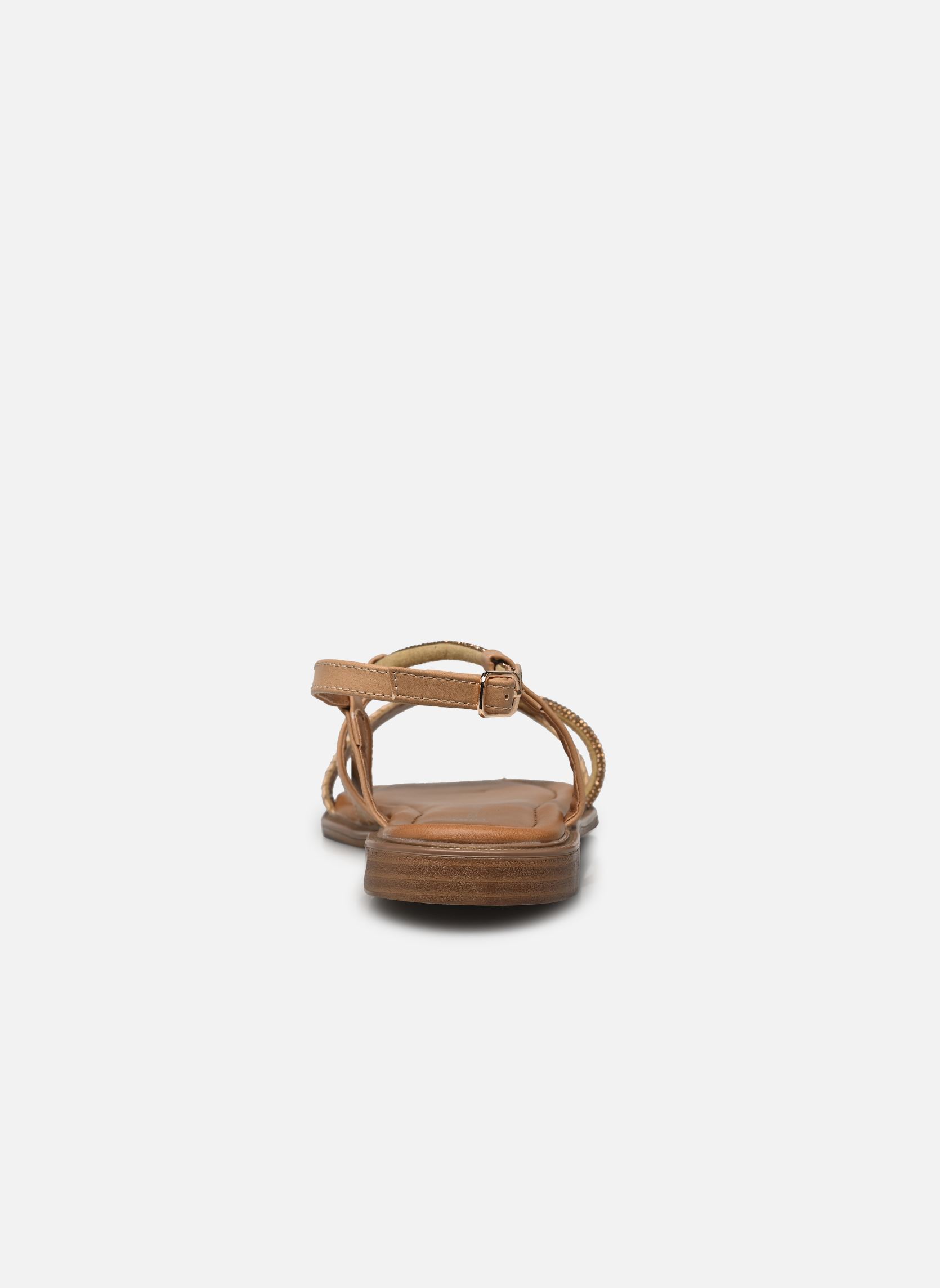 Sandales plates TDF5231 femme beige Divine Factory Sandales plates TDF5231 femme beige Camel