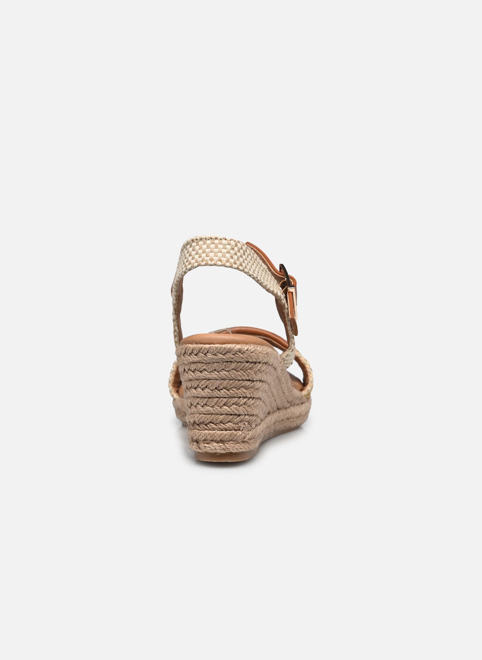 Keil- und Plateausandalen TDF5238 damen beige Divine Factory Keil- und Plateausandalen TDF5238 damen beige Beige