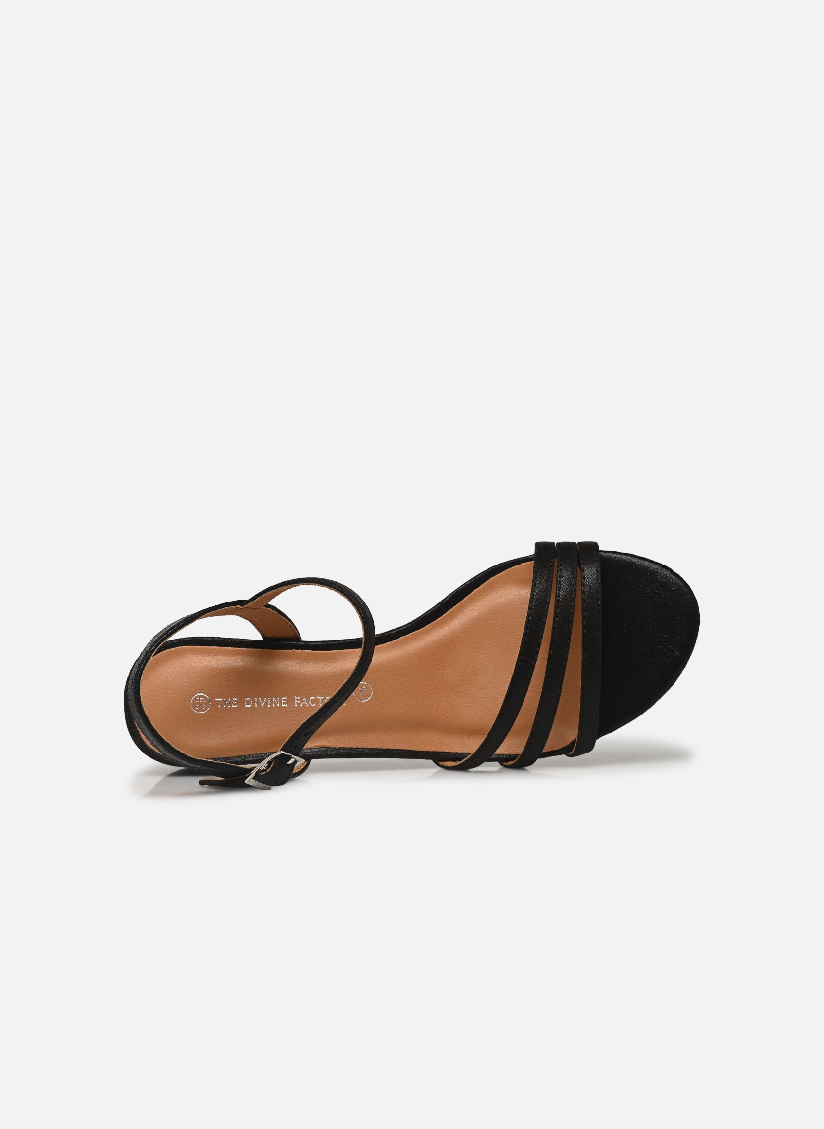 Sandalen TDF5239 dames zwart Divine Factory Sandalen TDF5239 dames zwart Noir