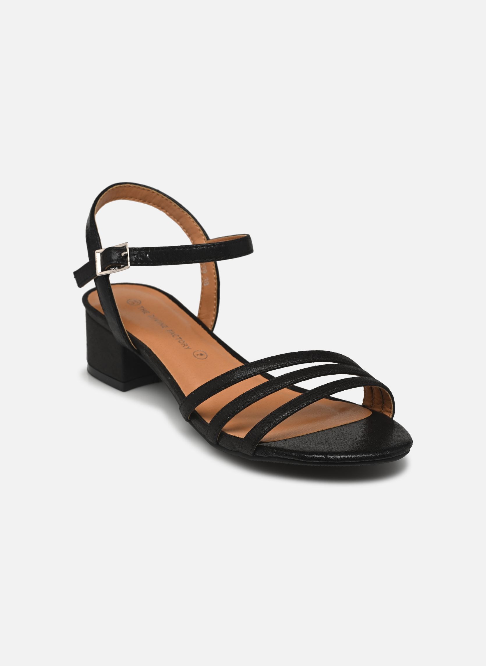 Sandalen TDF5239 dames zwart Divine Factory Sandalen TDF5239 dames zwart Noir