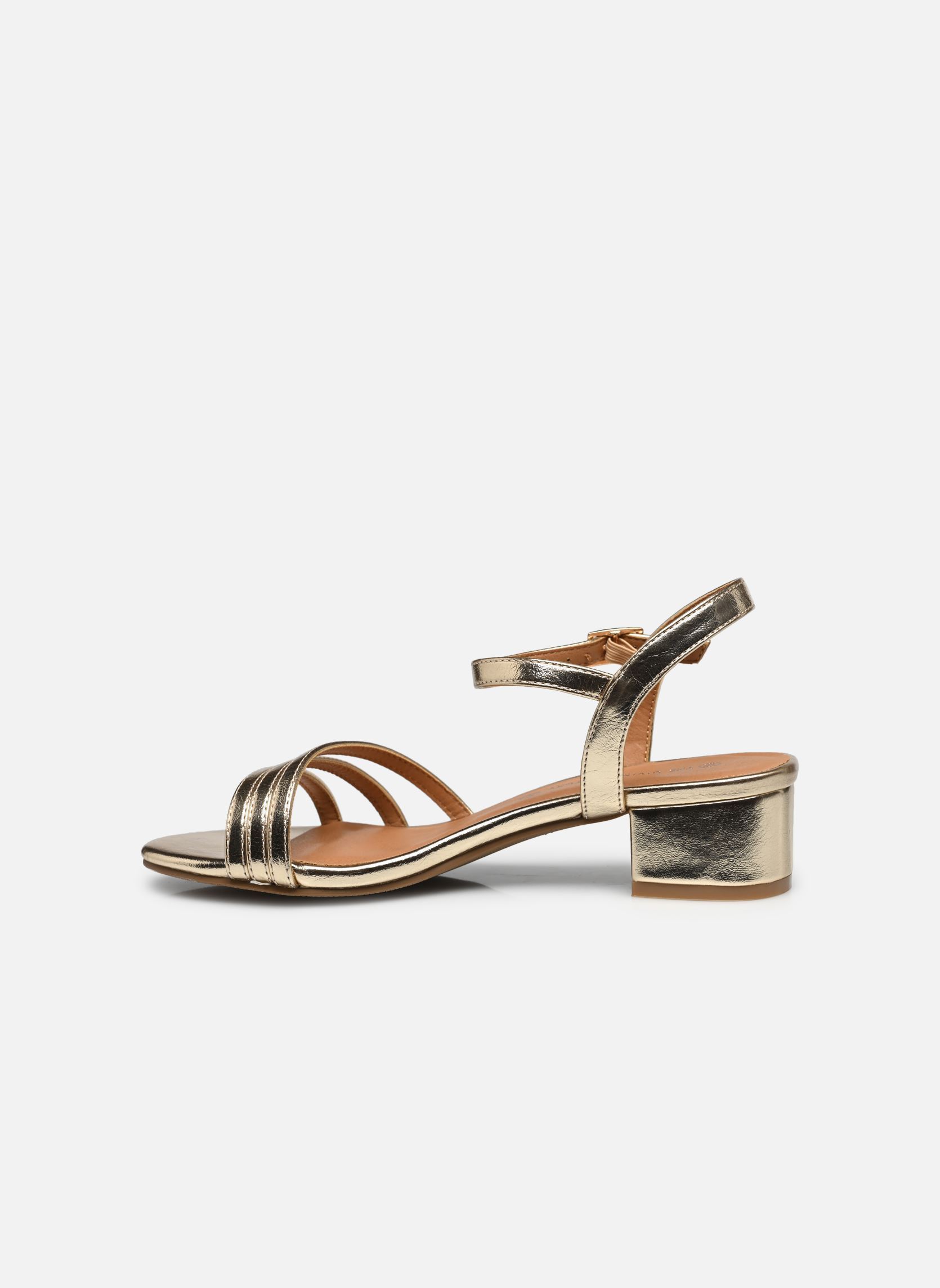Sandales TDF5239 femme or et bronze Divine Factory Sandales TDF5239 femme or et bronze Or