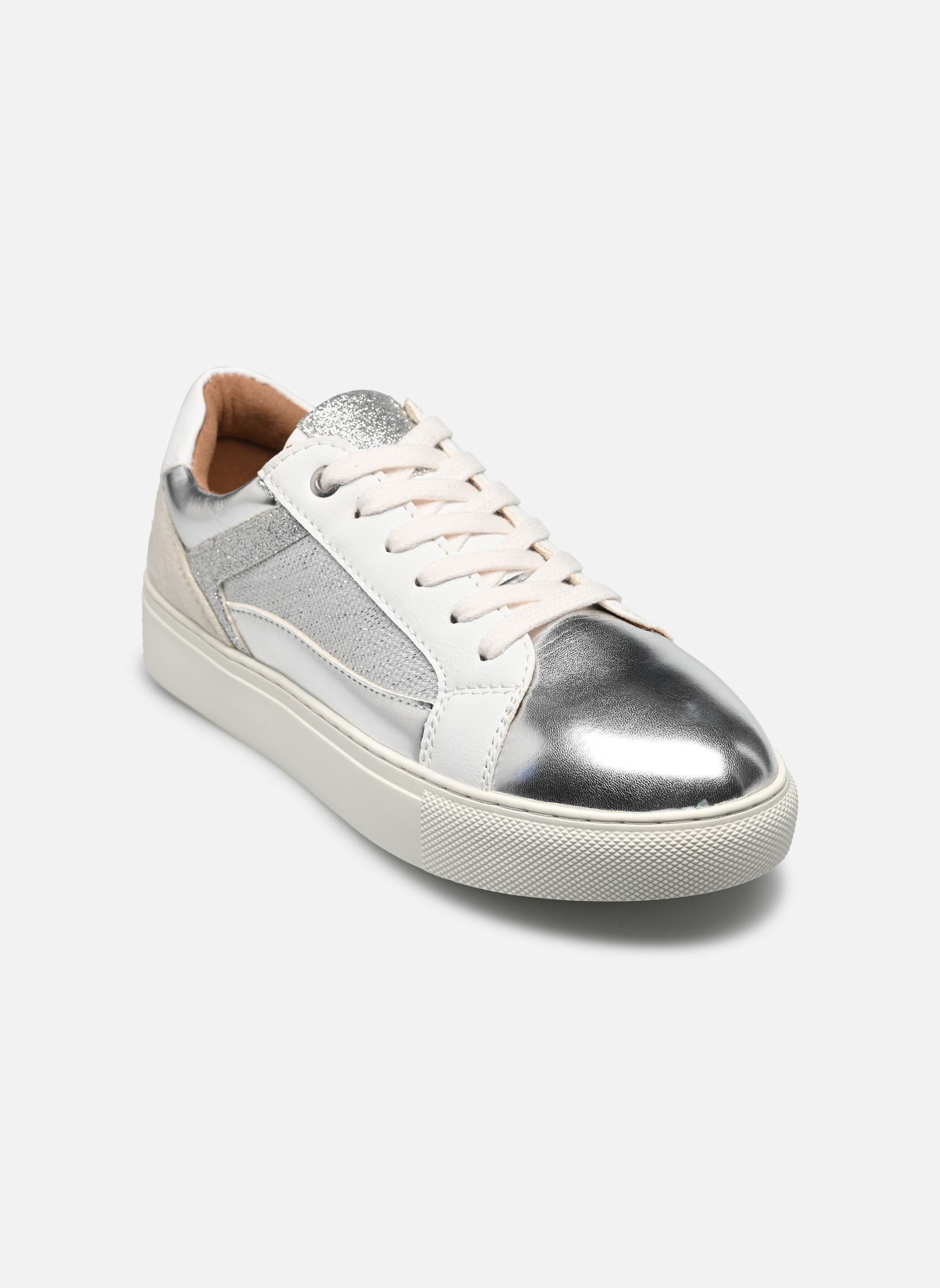Lage sneakers TDF5242 dames zilver Divine Factory Lage sneakers TDF5242 dames zilver Argent