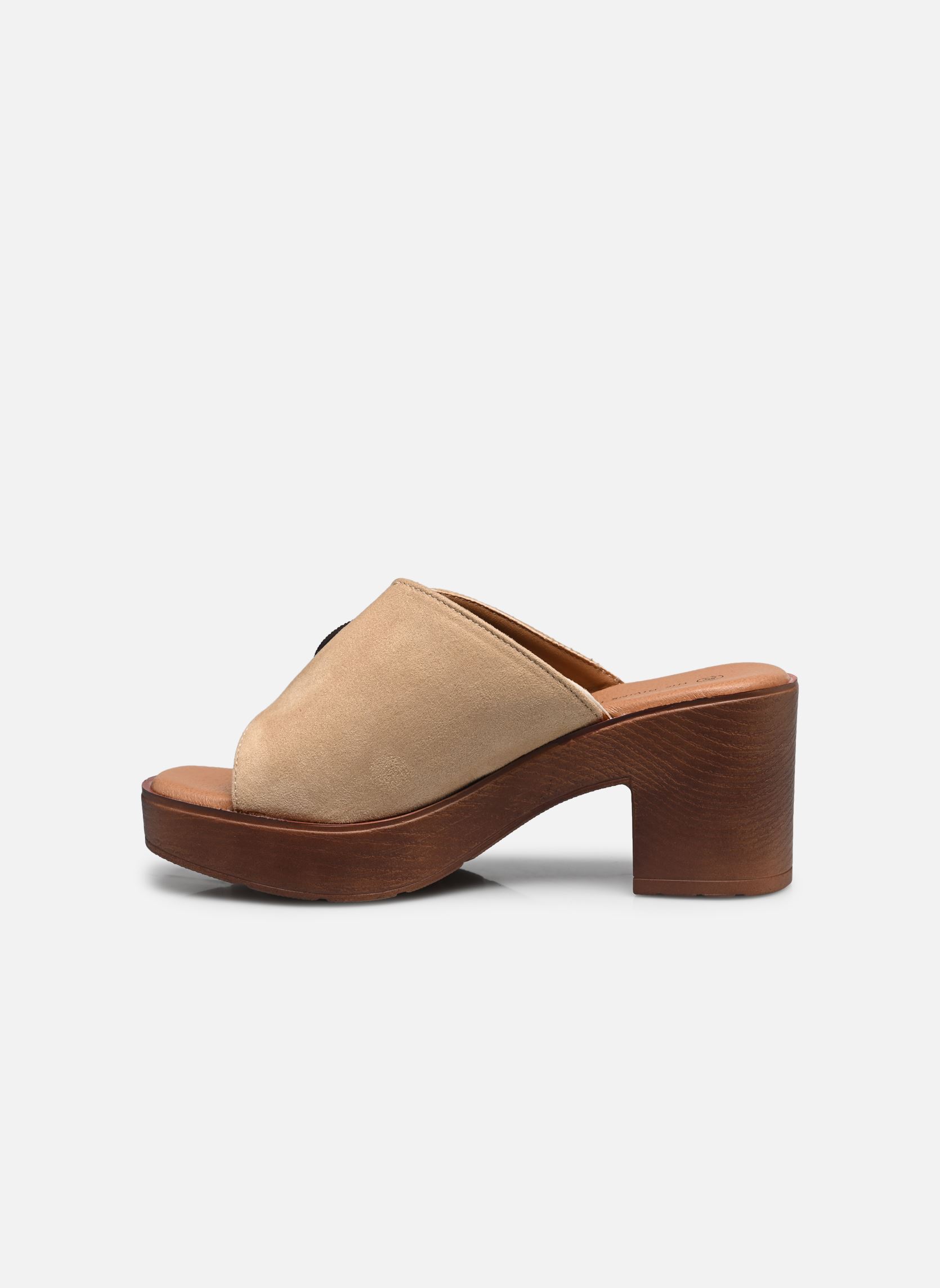 Pantoletten und Clogs TDF5245 damen beige Divine Factory Pantoletten und Clogs TDF5245 damen beige Beige