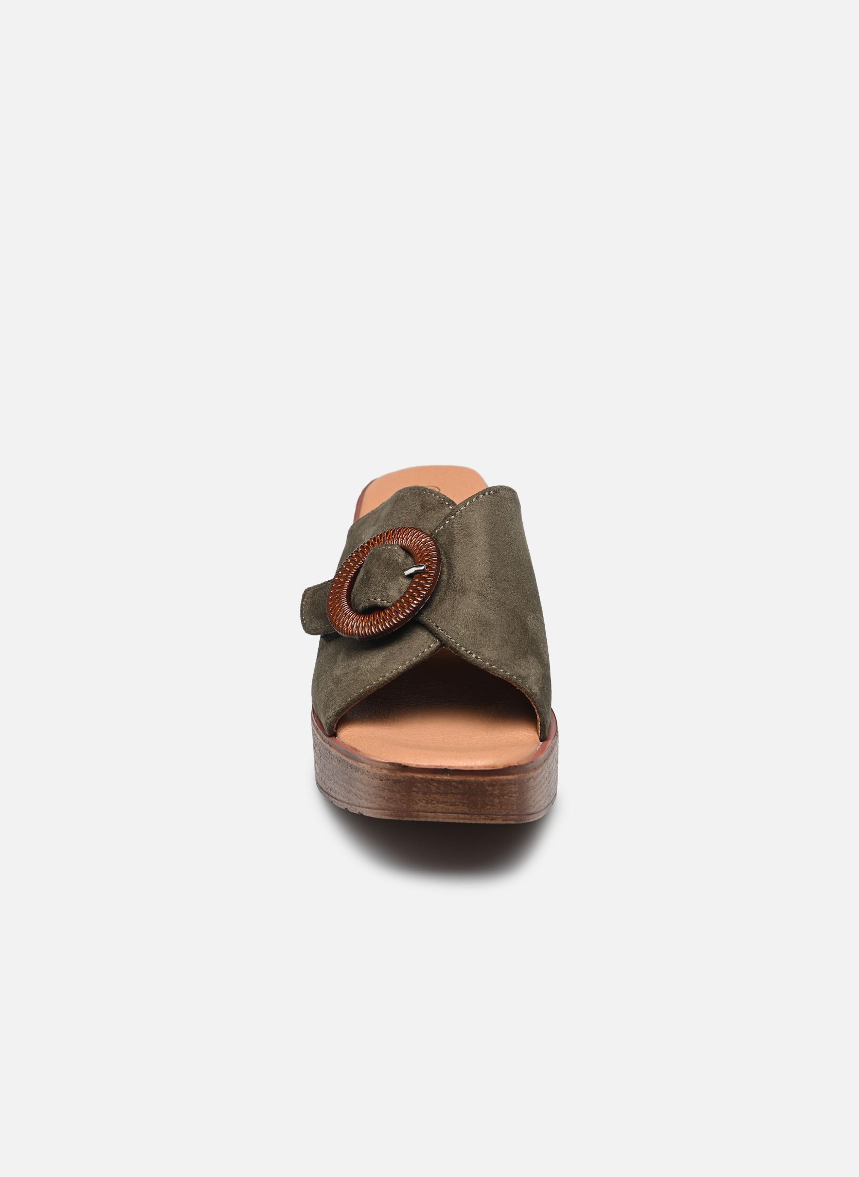 Mules et sabots TDF5245 femme vert Divine Factory Mules et sabots TDF5245 femme vert Kaki