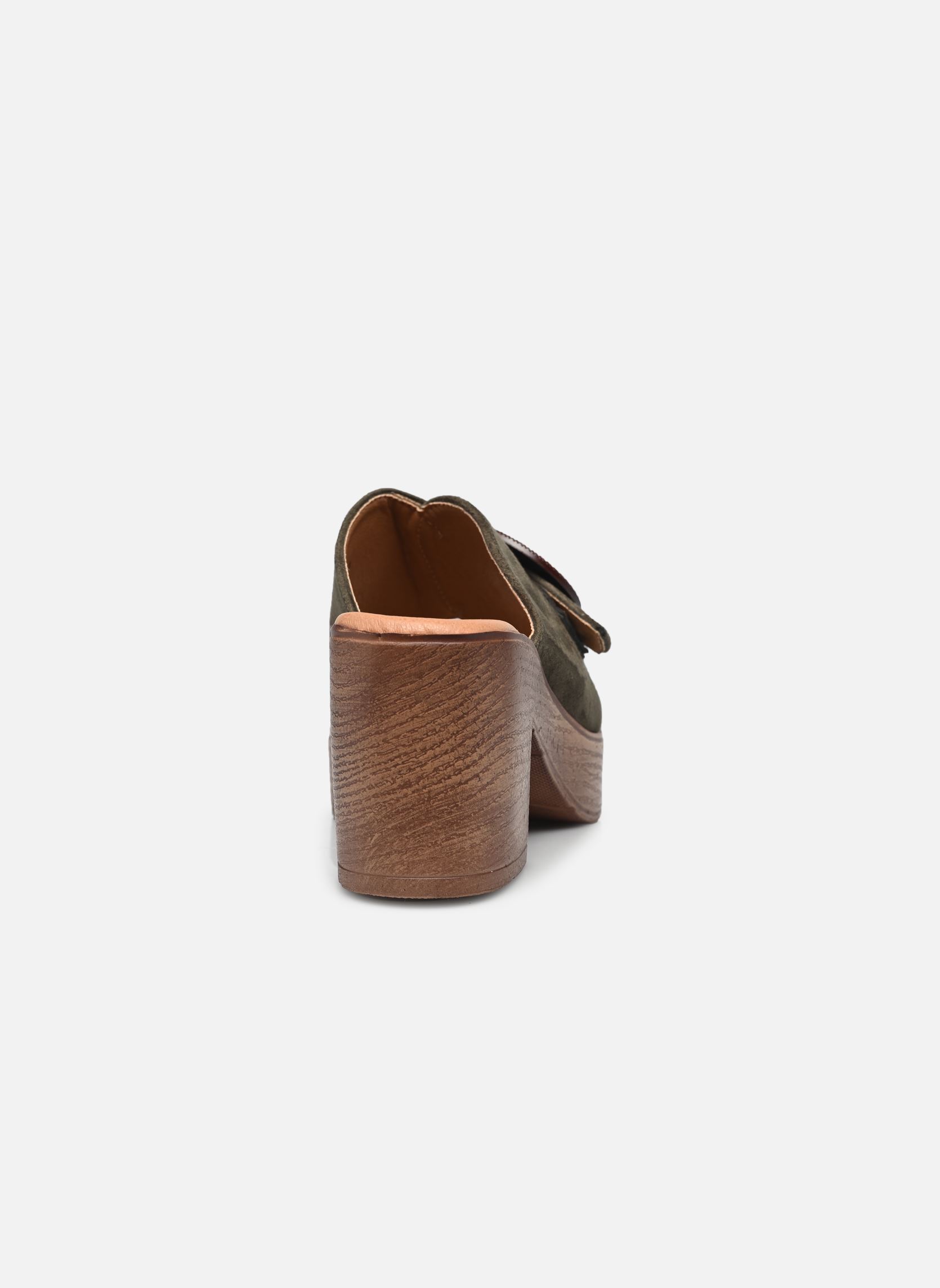 Mules et sabots TDF5245 femme vert Divine Factory Mules et sabots TDF5245 femme vert Kaki