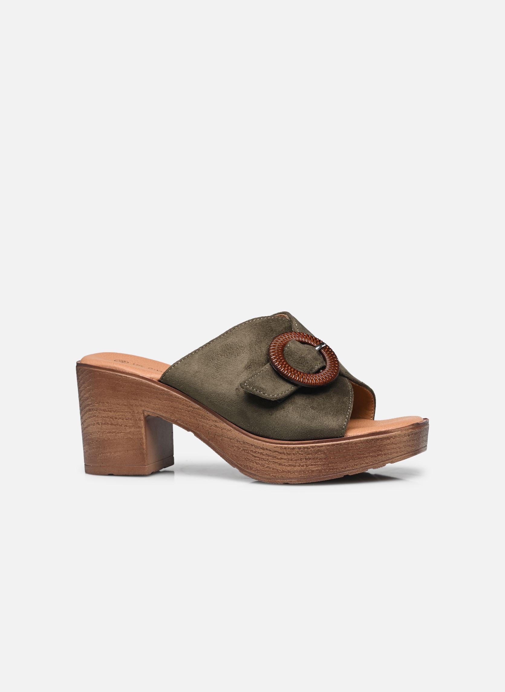 Mules et sabots TDF5245 femme vert Divine Factory Mules et sabots TDF5245 femme vert Kaki