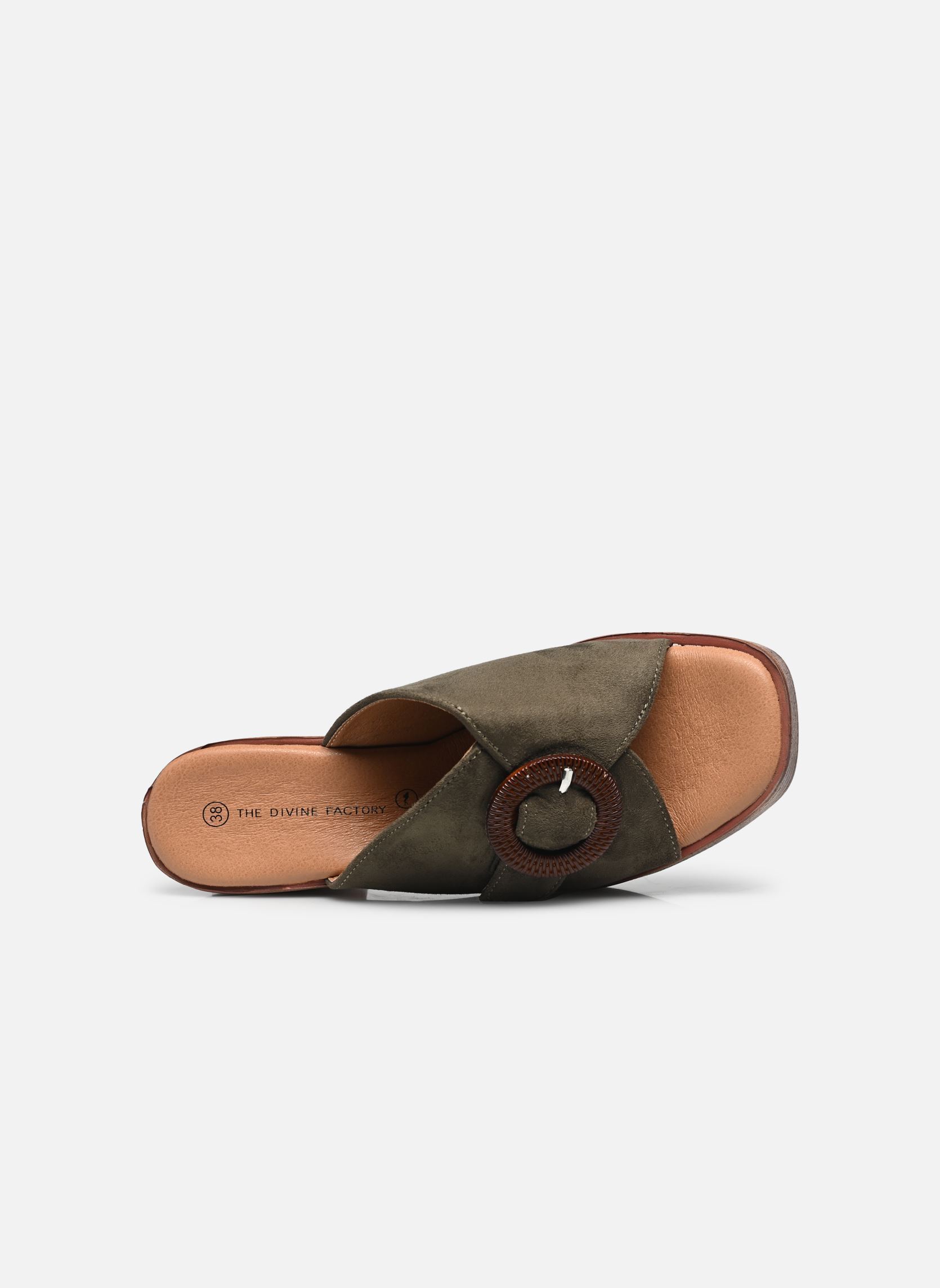 Mules et sabots TDF5245 femme vert Divine Factory Mules et sabots TDF5245 femme vert Kaki