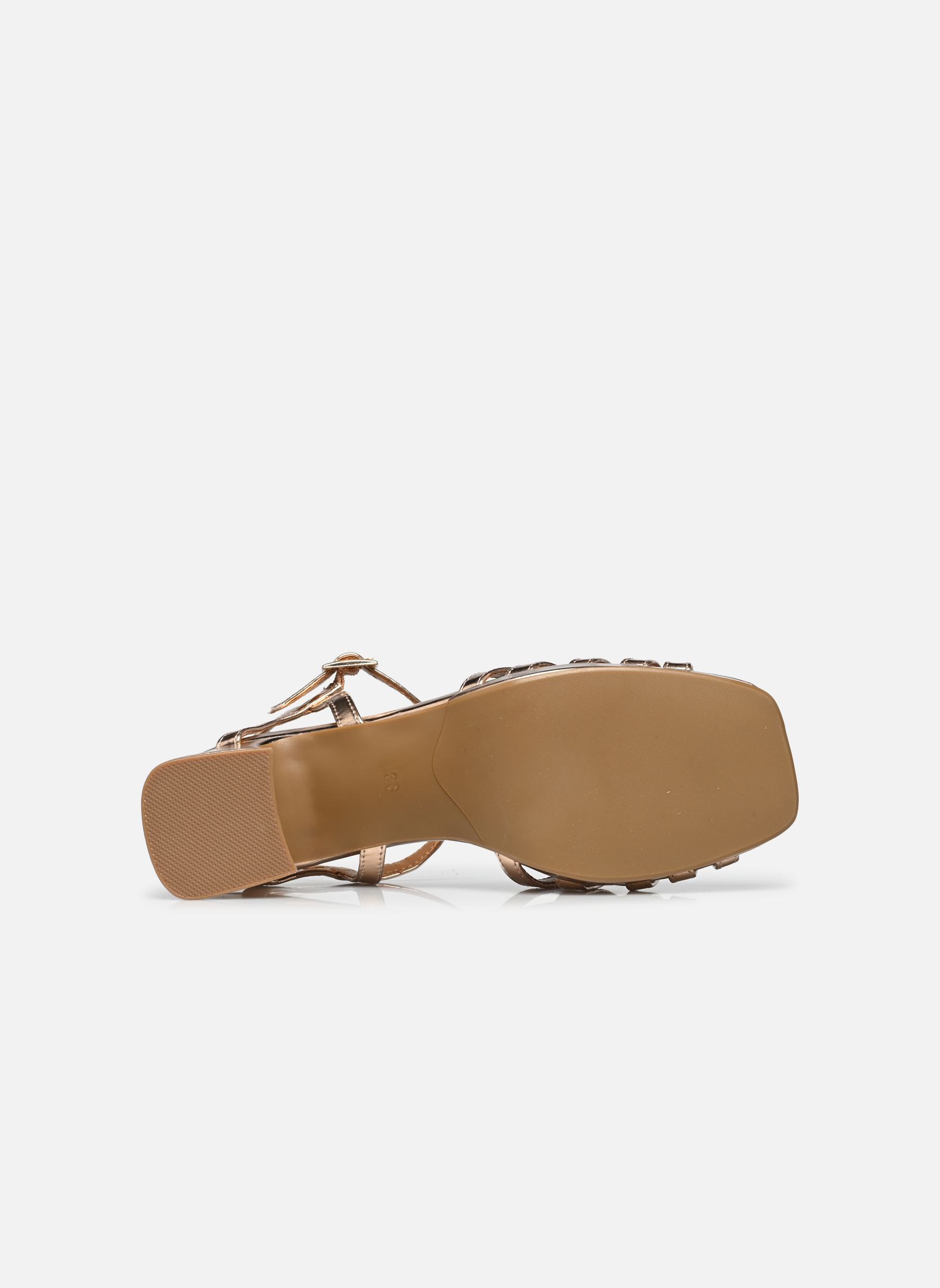 Sandales LS2360E-7 femme or et bronze Divine Factory Sandales LS2360E-7 femme or et bronze Rose