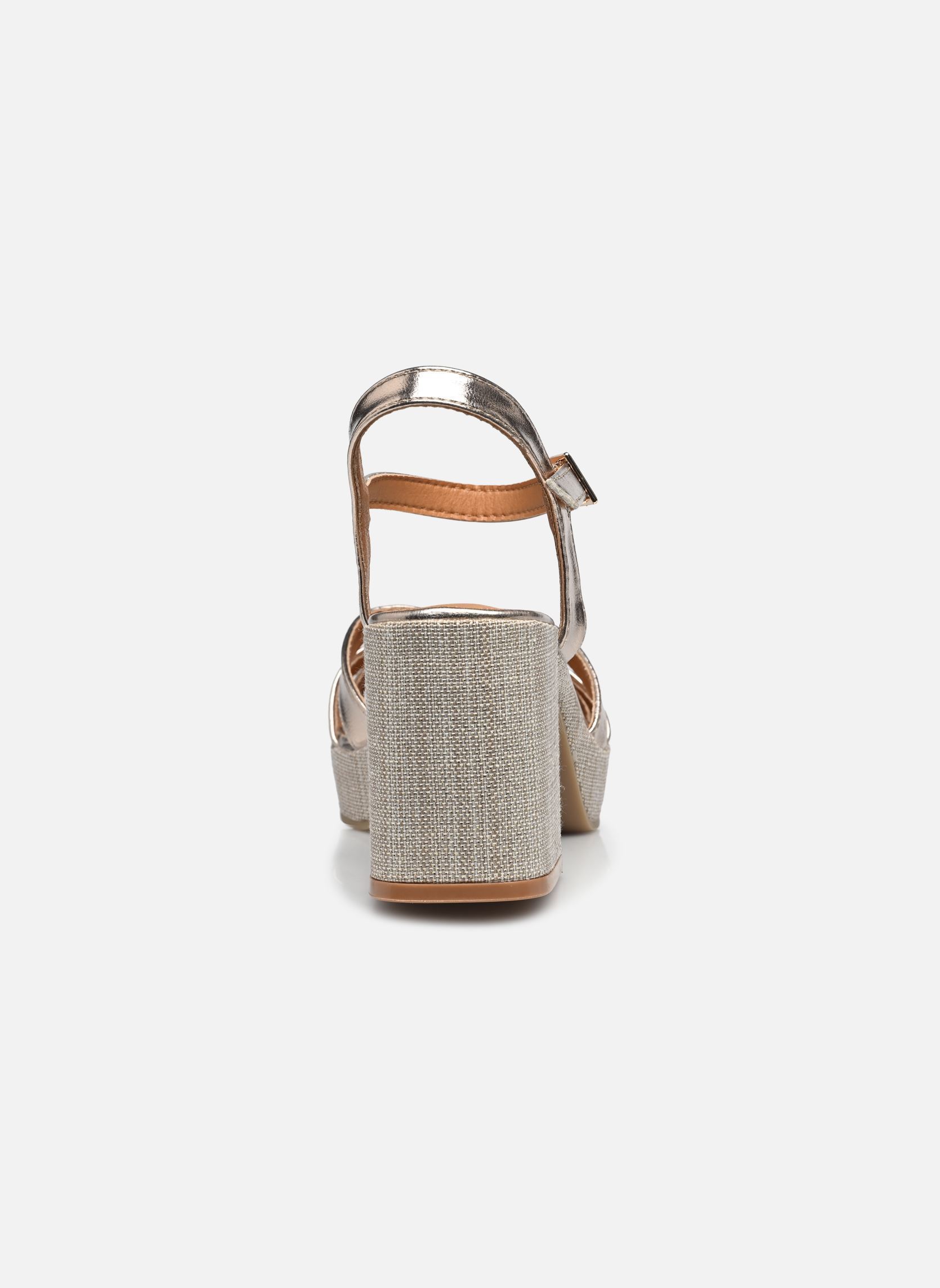 Sandalias LS2395-3 mujer oro y bronce Divine Factory Sandalias LS2395-3 mujer oro y bronce Or