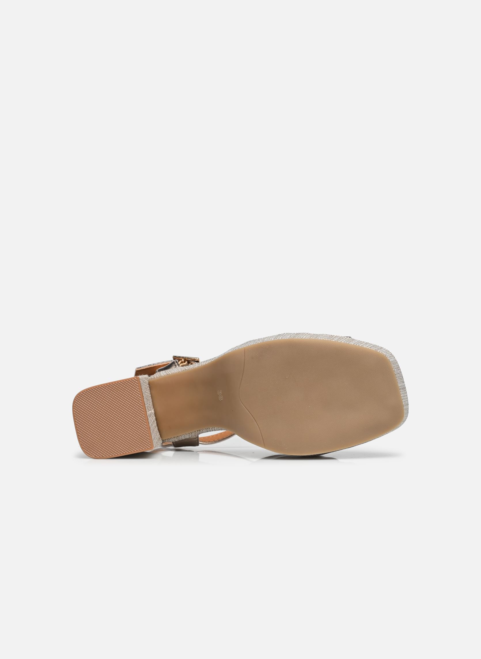 Sandalias LS2395-3 mujer oro y bronce Divine Factory Sandalias LS2395-3 mujer oro y bronce Or
