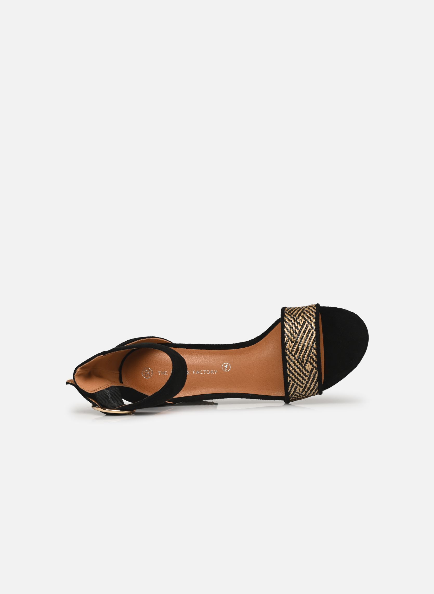 Sandalen QL4323 damen schwarz Divine Factory Sandalen QL4323 damen schwarz Noir