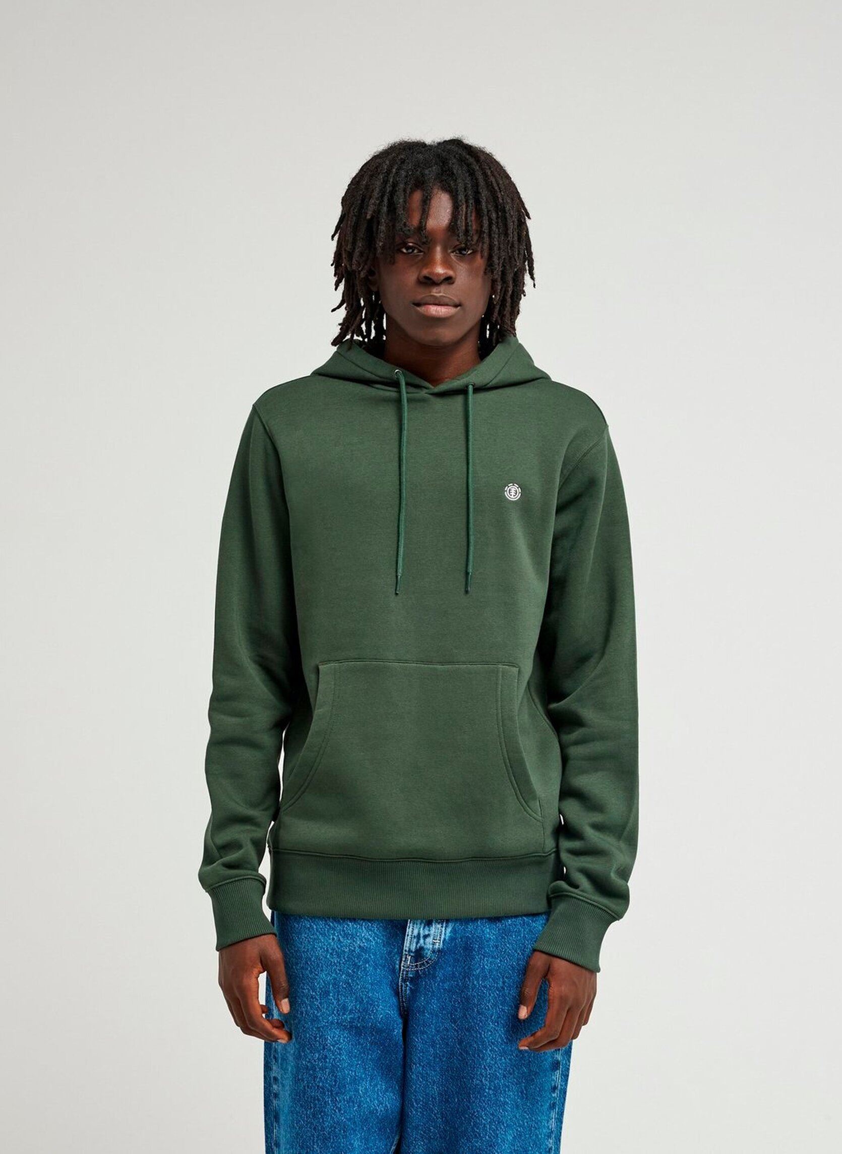 Sweats à capuche Icon Embroidery Po ELYFT00198 homme vert Element Sweats à capuche Icon Embroidery Po ELYFT00198 homme vert DEEP FOREST