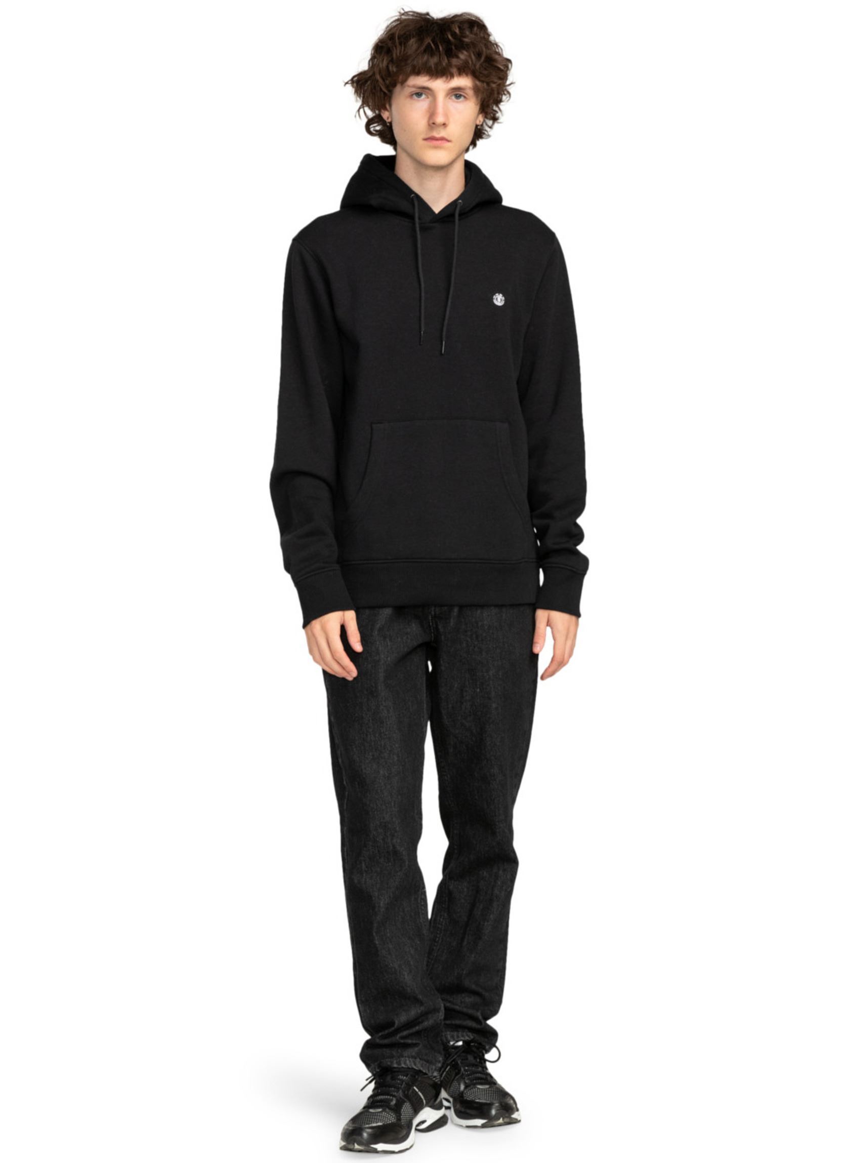 Sweats à capuche Icon Embroidery Po ELYFT00198 homme noir Element Sweats à capuche Icon Embroidery Po ELYFT00198 homme noir FLINT BLACK