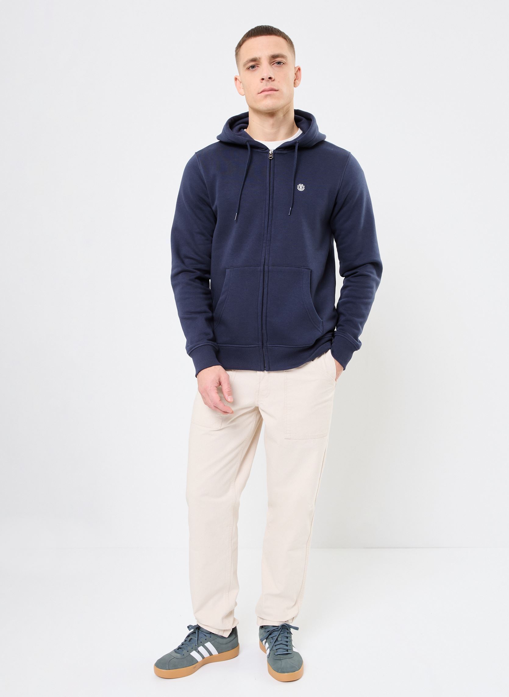 Felpe con zip Icon Embroidery Zh ELYFT00199 uomo blu Element Felpe con zip Icon Embroidery Zh ELYFT00199 uomo blu ECLIPSE NAVY