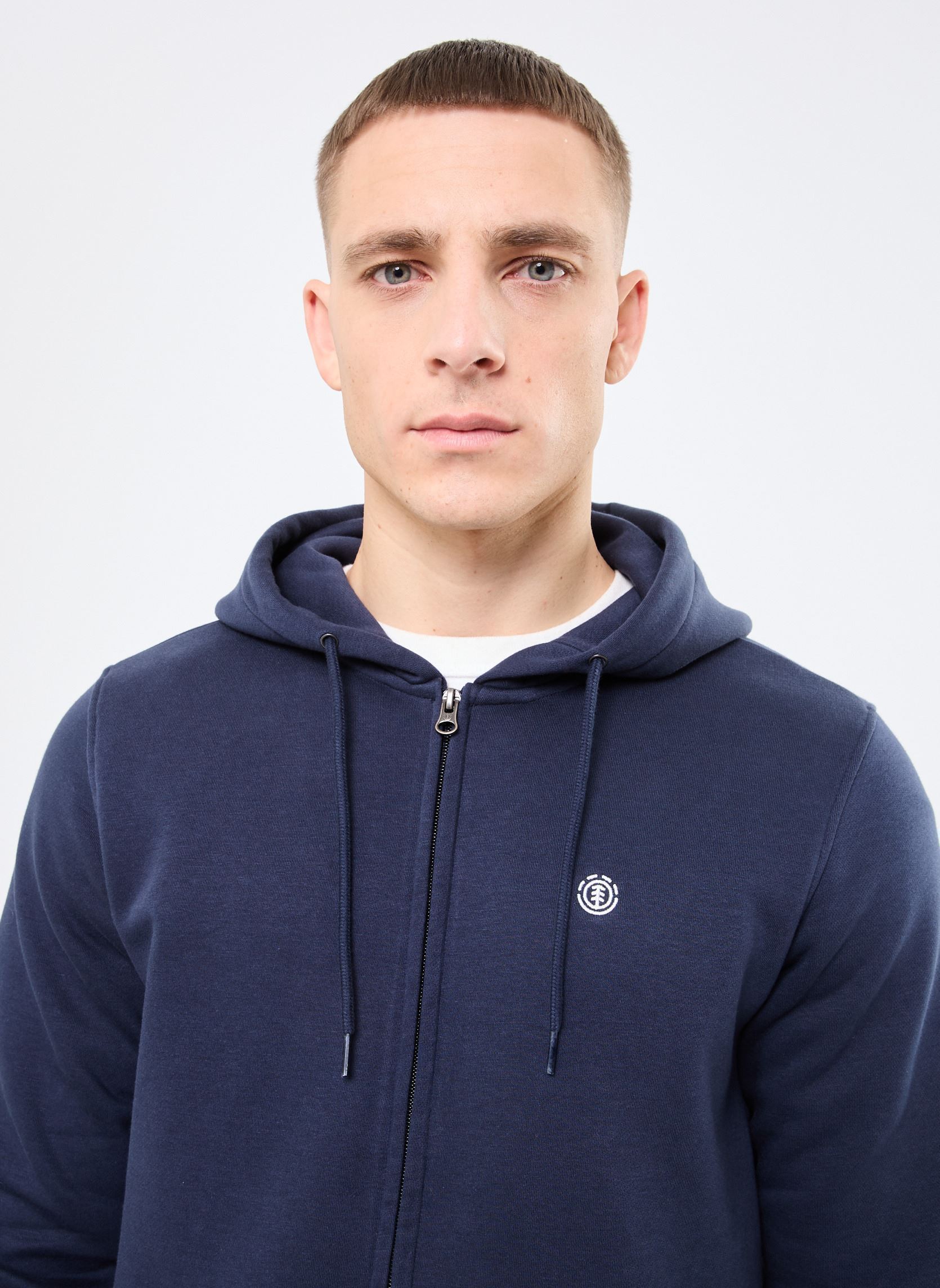 Felpe con zip Icon Embroidery Zh ELYFT00199 uomo blu Element Felpe con zip Icon Embroidery Zh ELYFT00199 uomo blu ECLIPSE NAVY